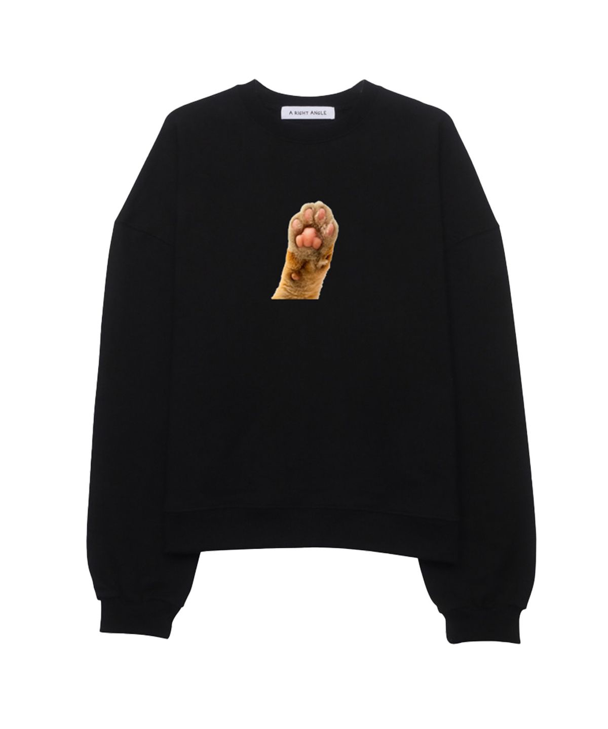 어라이트앵글(ARIGHTANGLE) Heavycotton cat sweatshirt (3 Color)