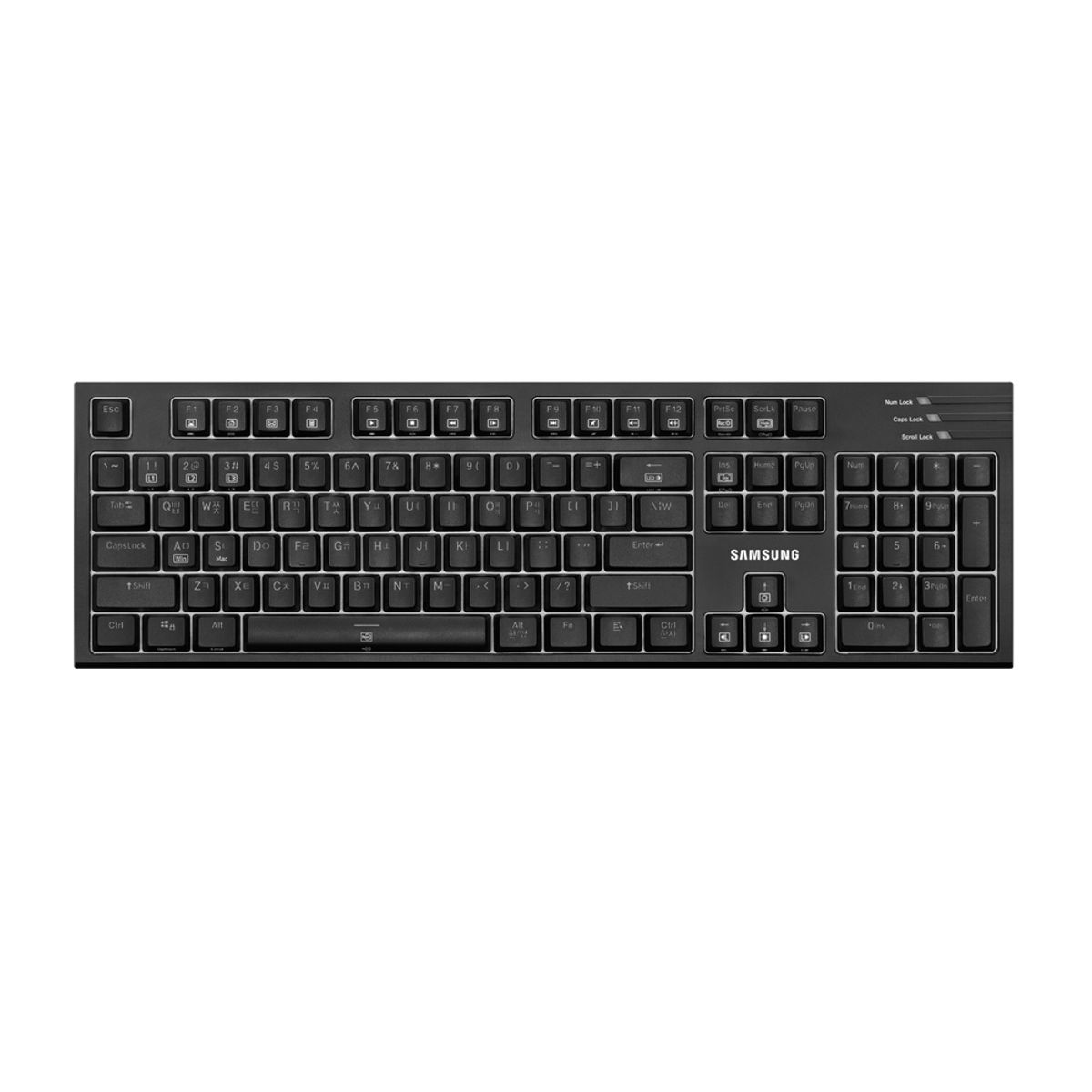 삼성전자(SAMSUNG ELECTRONICS) 유선 기계식키보드 적축 백라이트 게이밍 SK-C1200RB