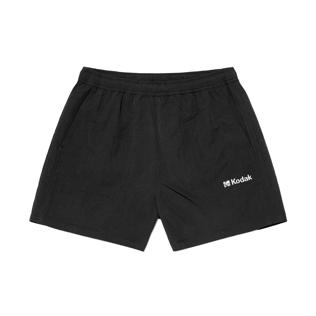코닥(KODAK) 컬러플러스 레귤러핏 3부 반바지 우먼 BLACK