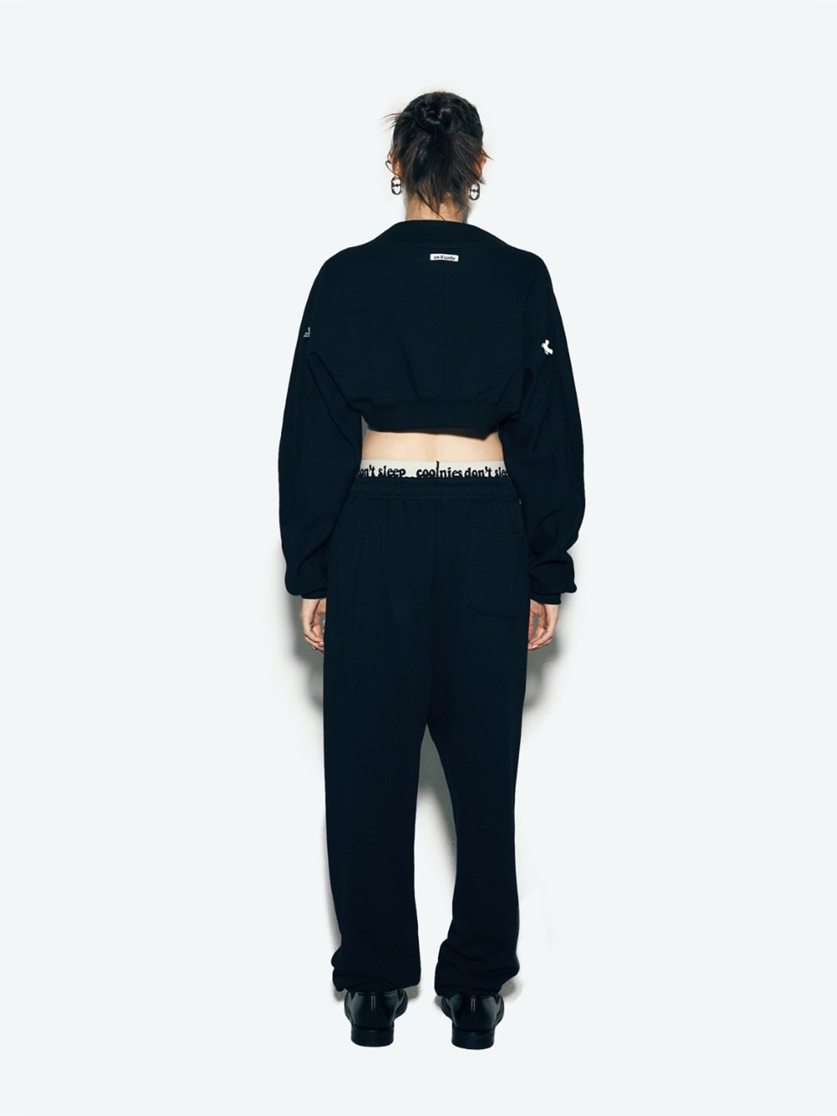 에즈이프 캘리(ASIF CALIE) RIBBON JOGGER PANTS BLACK