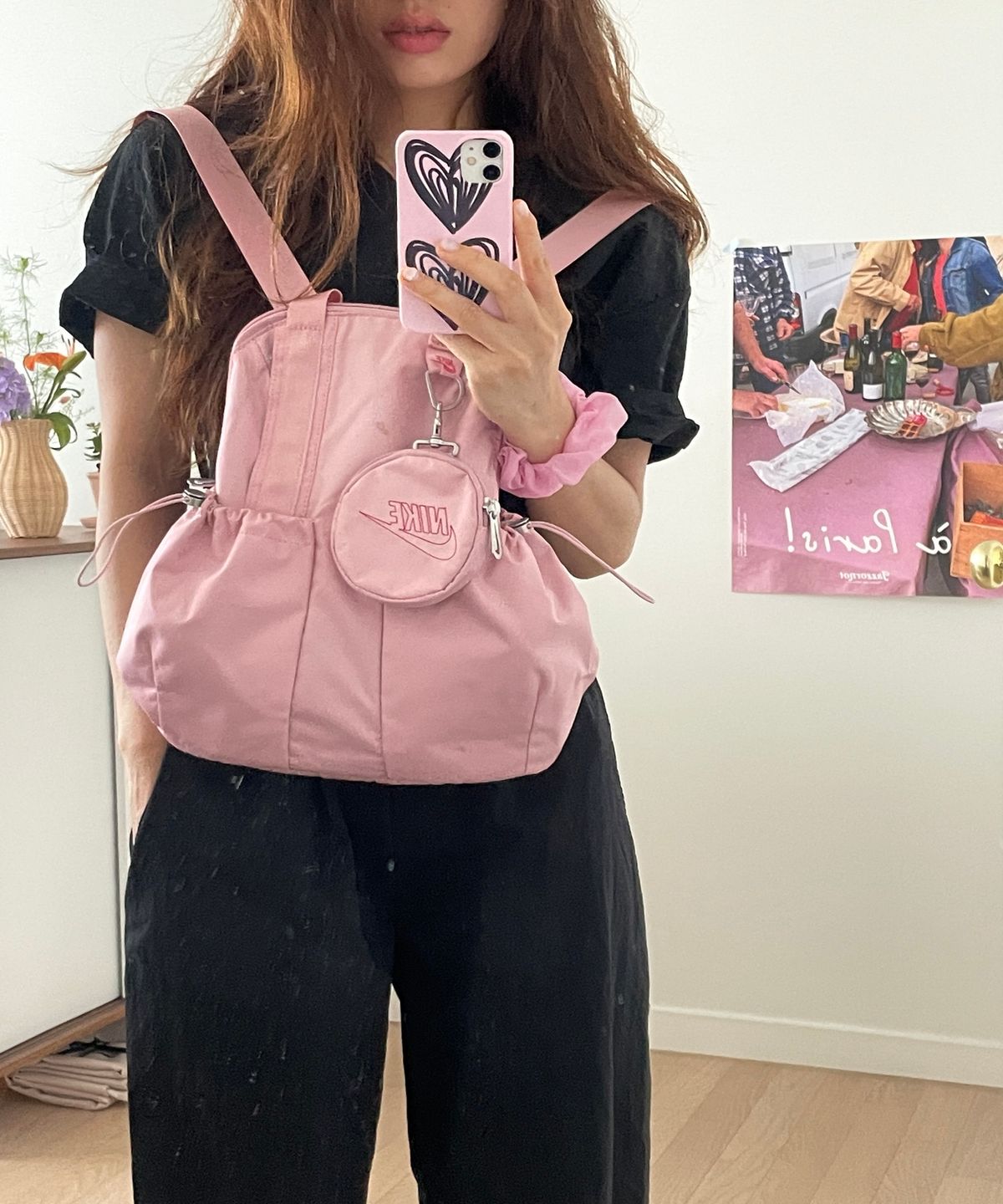 세컨드부티크(SECOND BOUTIQUE) 하트하트 하드케이스_핑크그레이