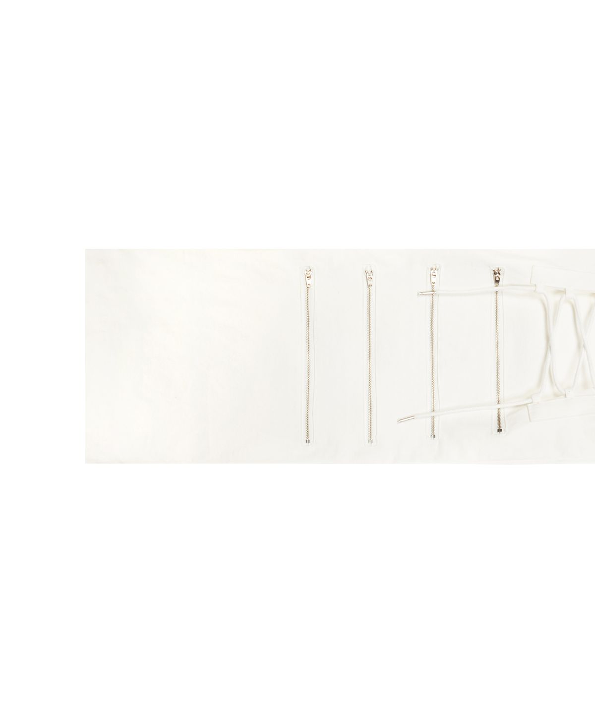 러브이즈트루(LUVISTRUE) NM ZIPPER PANTS(WHITE)