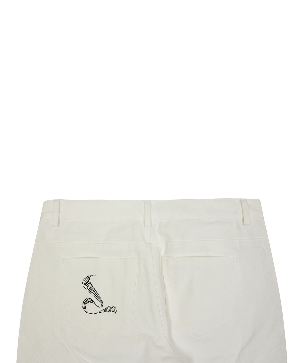 러브이즈트루(LUVISTRUE) CURVED L PANTS(IVORY)