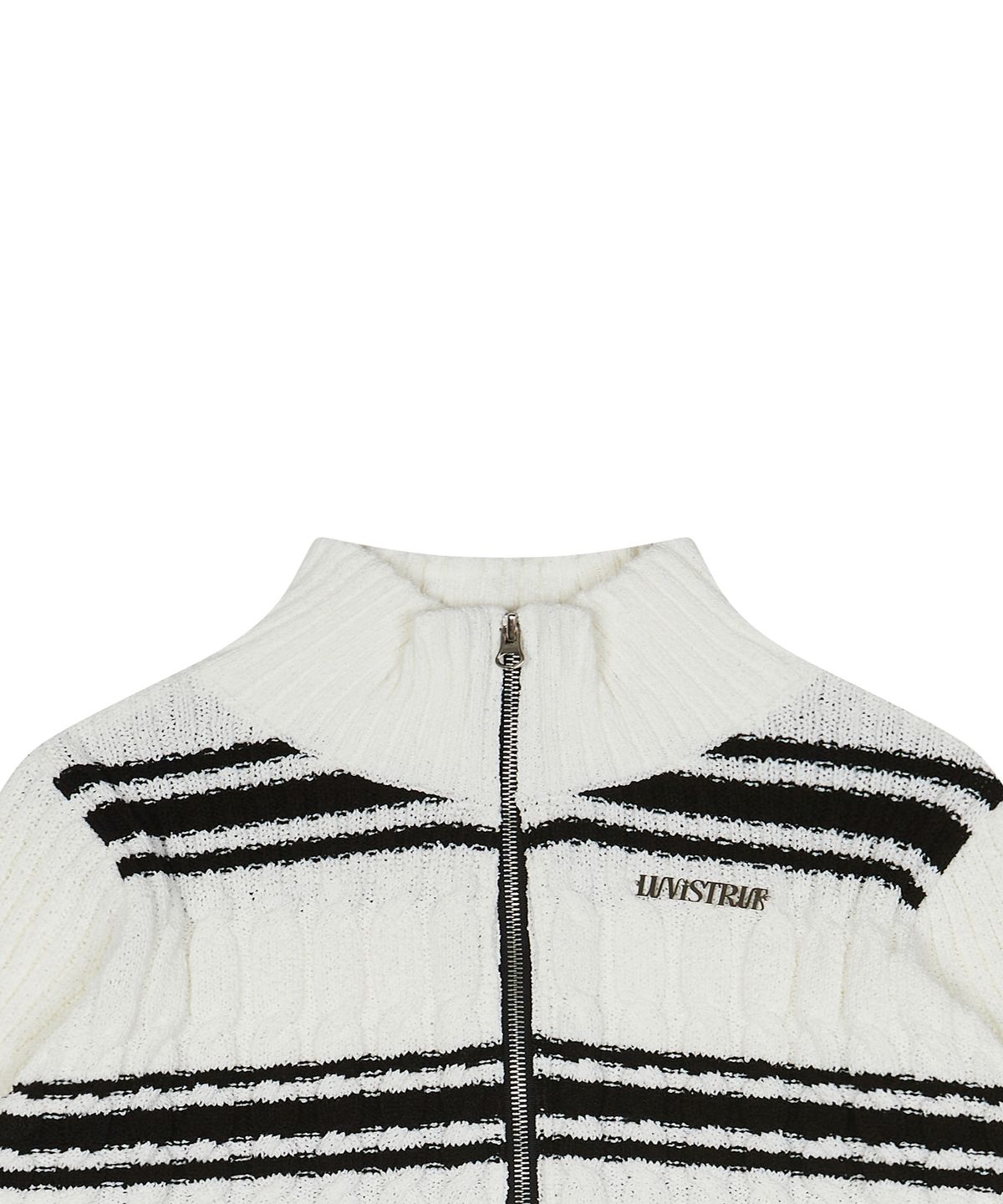 러브이즈트루(LUVISTRUE) SHINING KNIT ZIPUP(WHITE)
