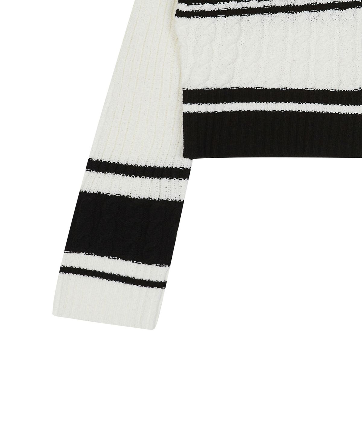 러브이즈트루(LUVISTRUE) SHINING KNIT ZIPUP(WHITE)