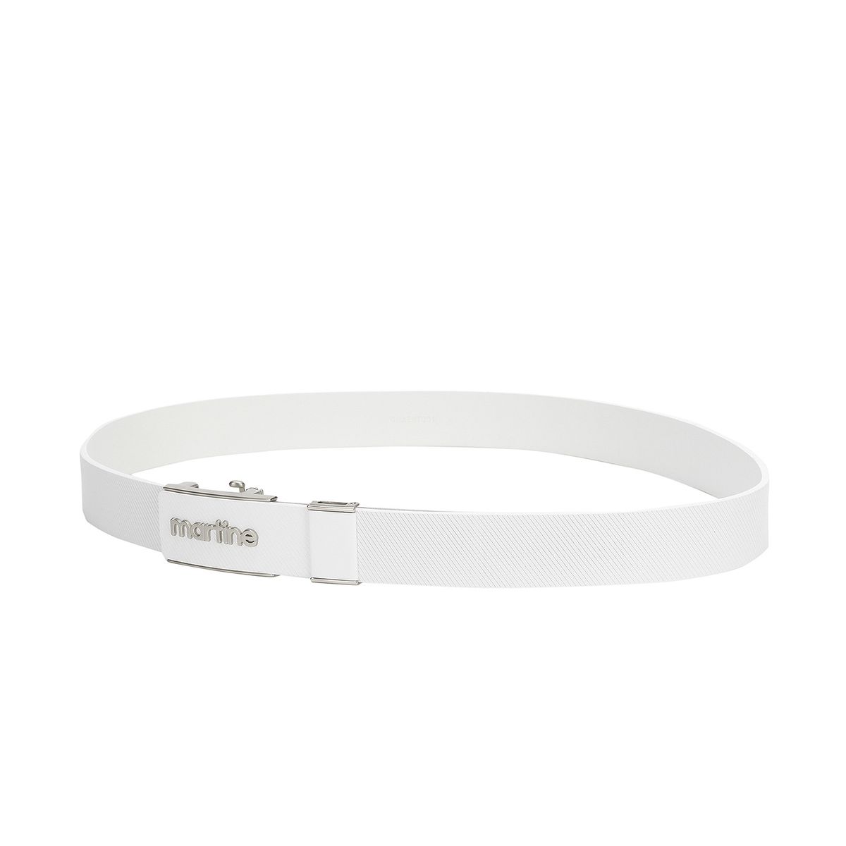 마틴골프(MARTINE GOLF) Martine Logo Belt_White (Men)