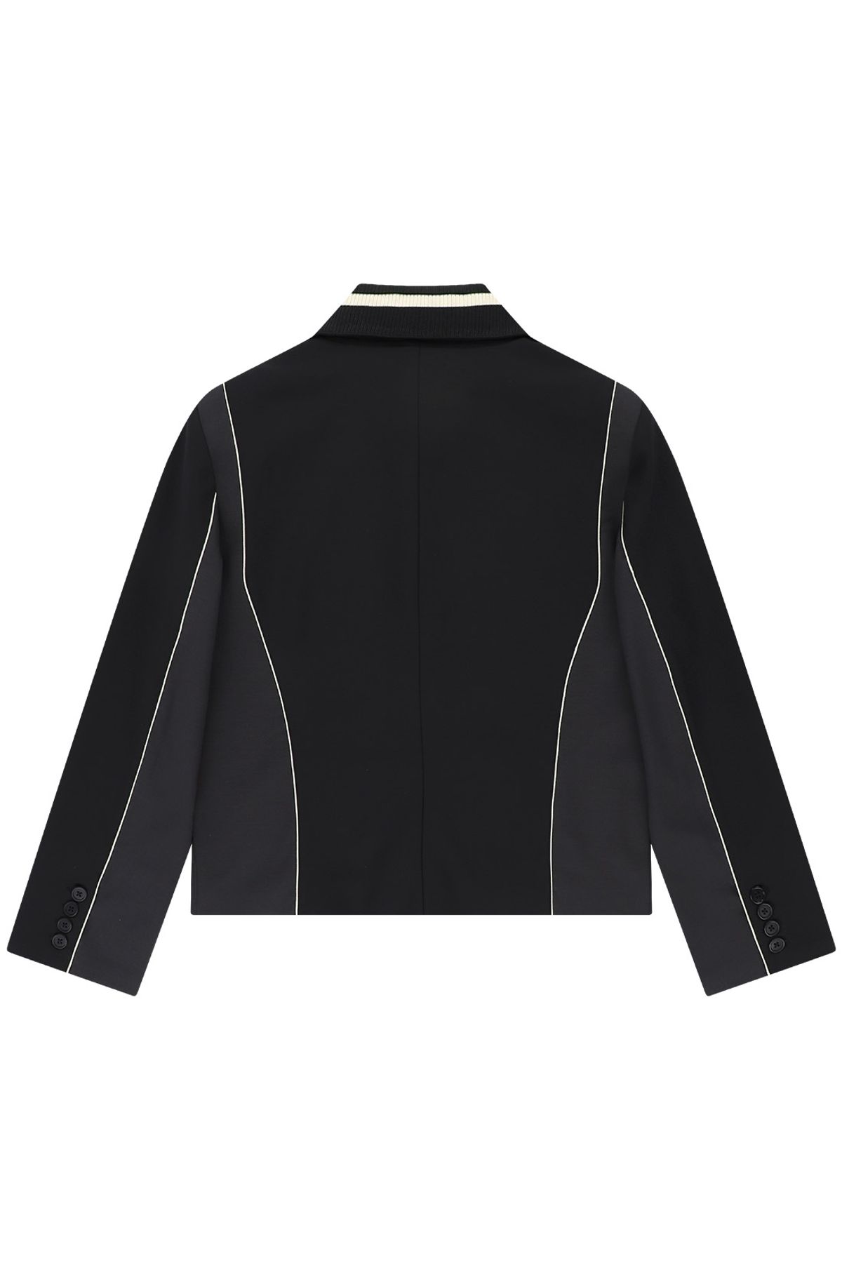 메아(MEA) PANELED RACING JACKET [BLACK]