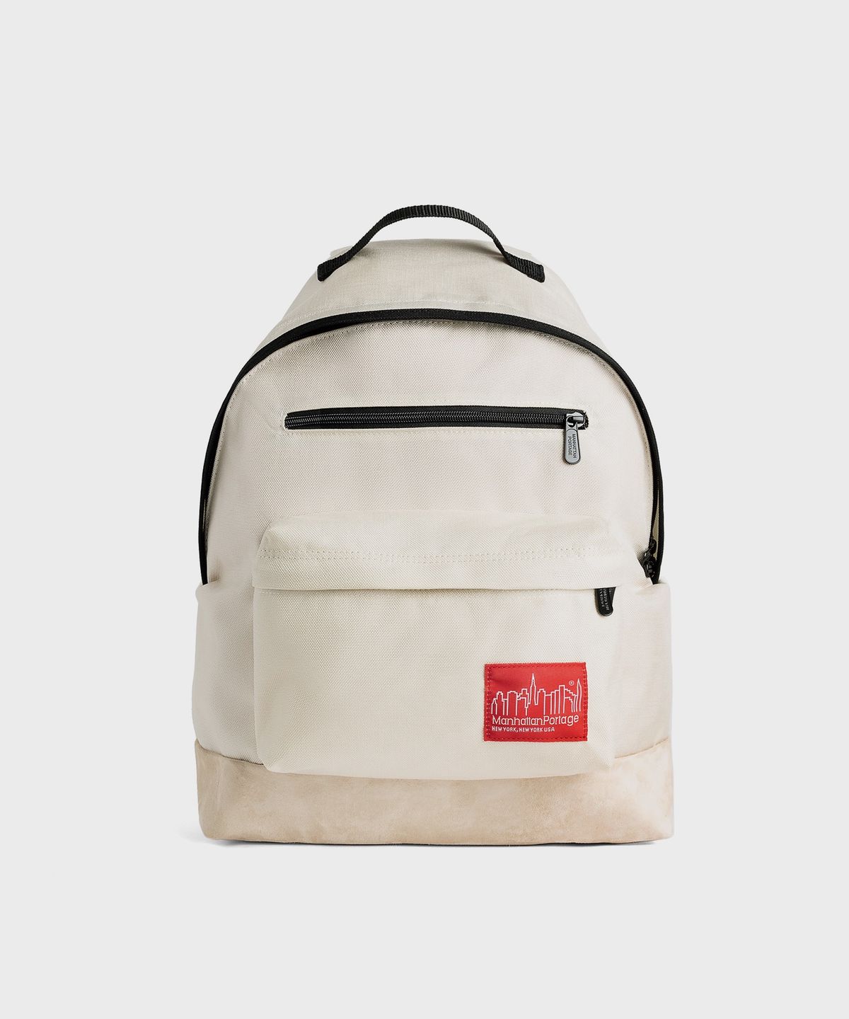 맨하탄 포티지(MANHATTAN PORTAGE) 1209 빅애플 백팩 M IVORY 스웨이드