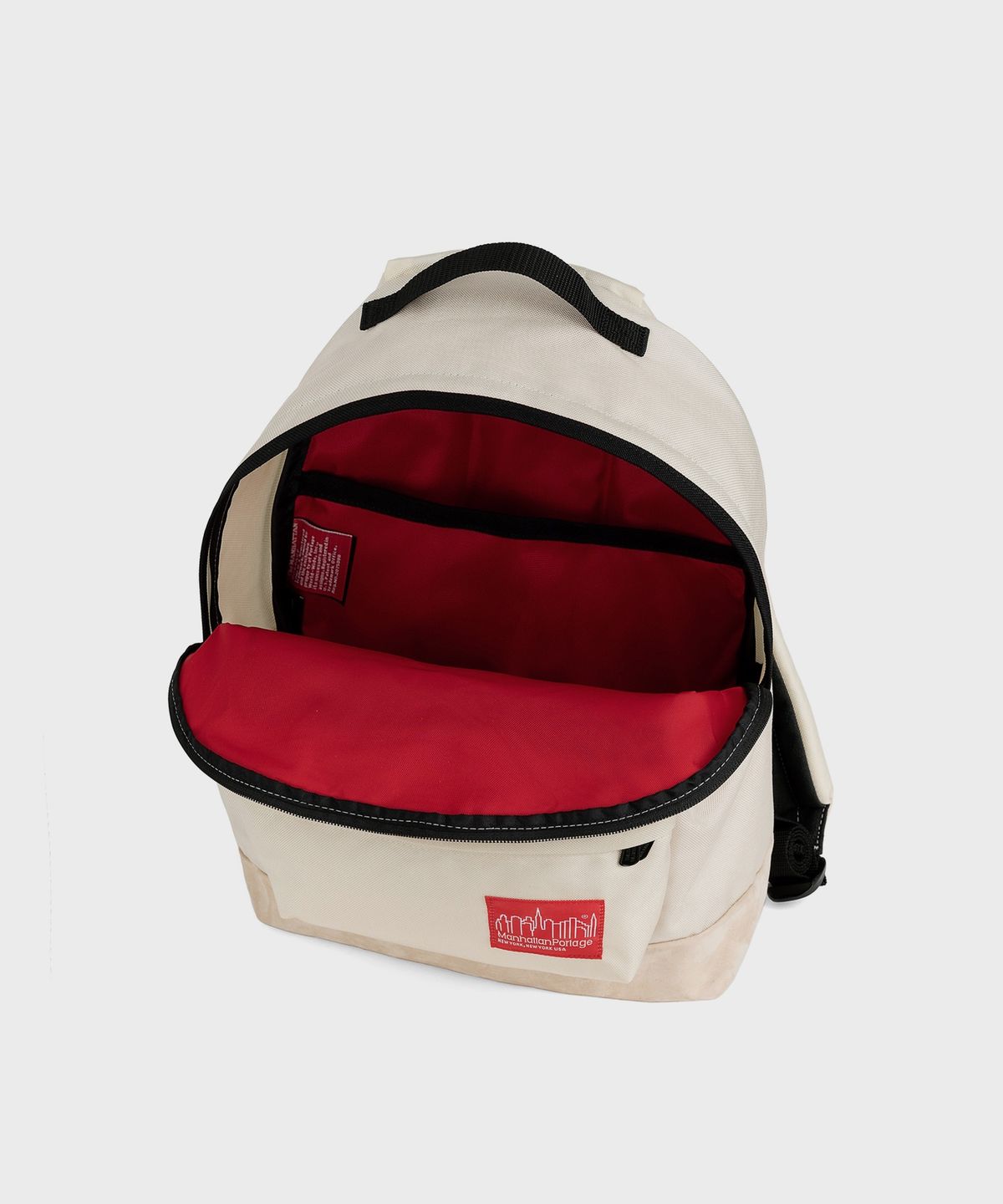 맨하탄 포티지(MANHATTAN PORTAGE) 1209 빅애플 백팩 M IVORY 스웨이드