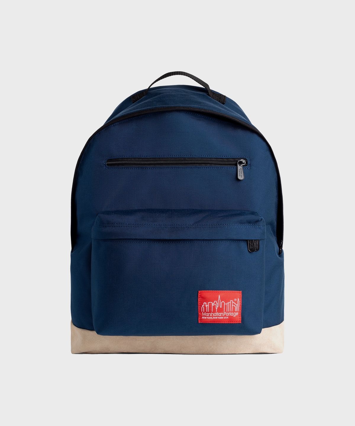 맨하탄 포티지(MANHATTAN PORTAGE) 1211 빅애플 백팩 L Navy 스웨이드