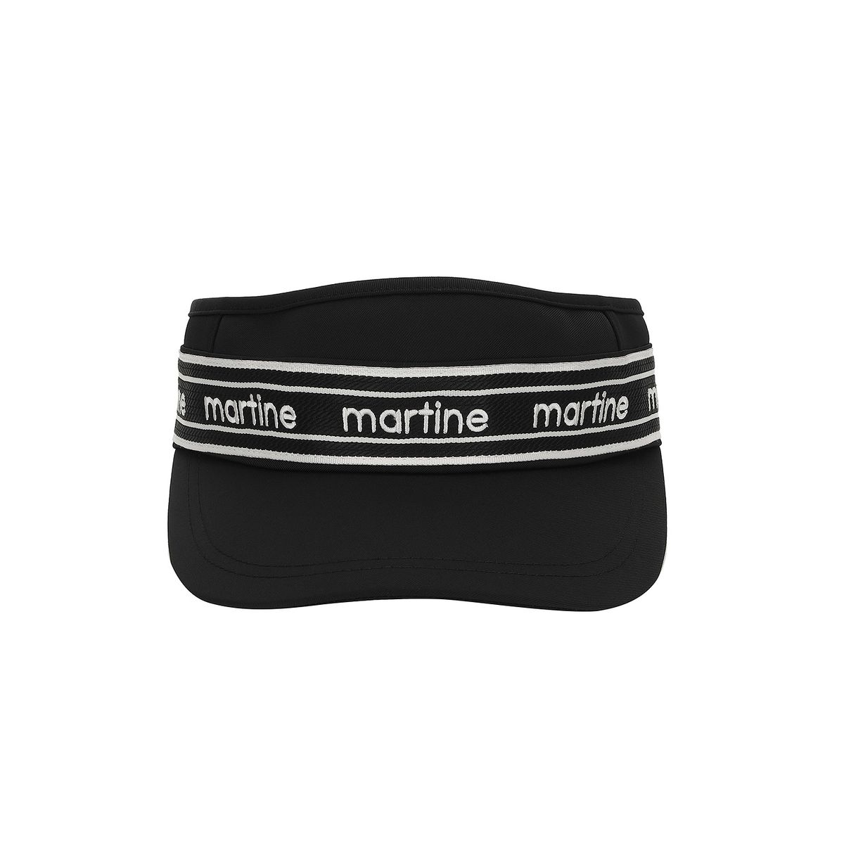 마틴골프(MARTINE GOLF) Logo Tape Sunvisor_Black