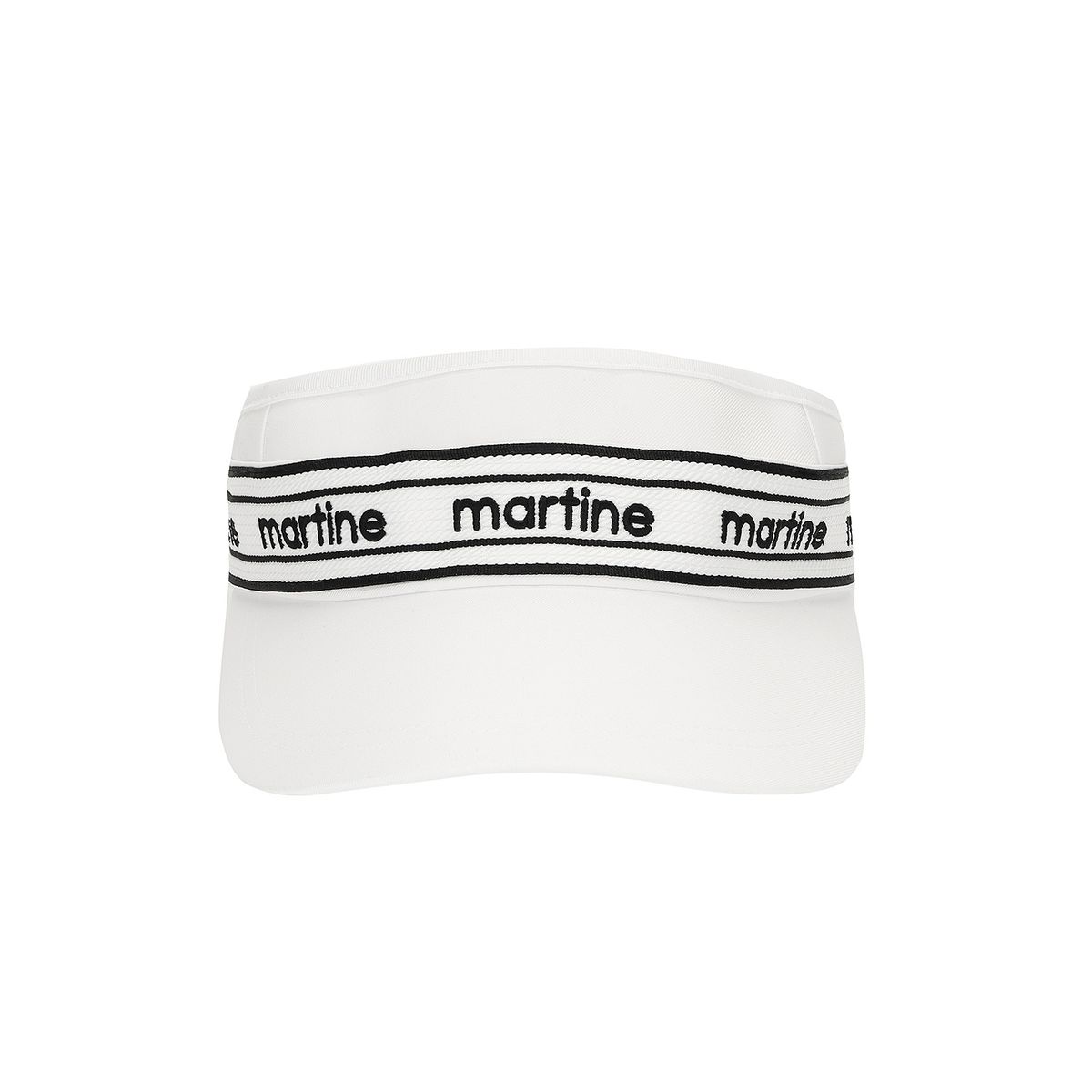마틴골프(MARTINE GOLF) Logo Tape Sunvisor_White