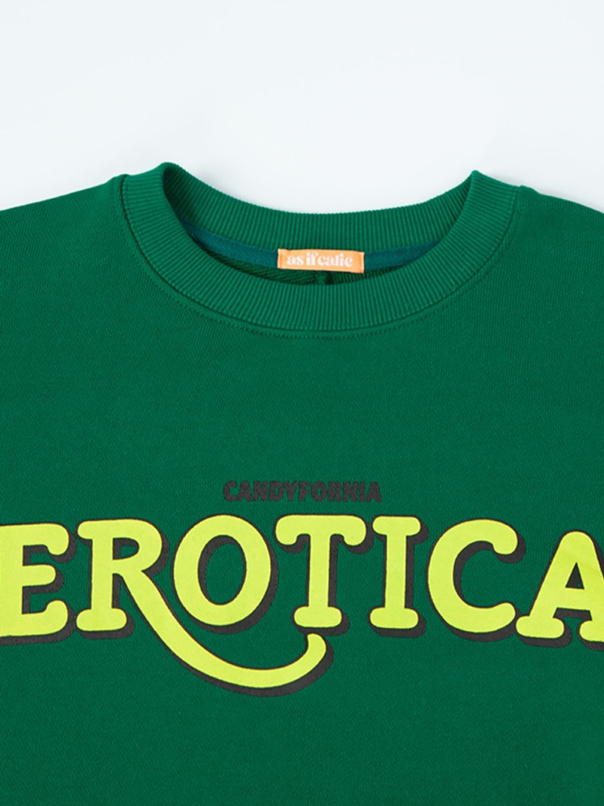 에즈이프 캘리(ASIF CALIE) EROTICA PIPING SWEATSHIRT GREEN