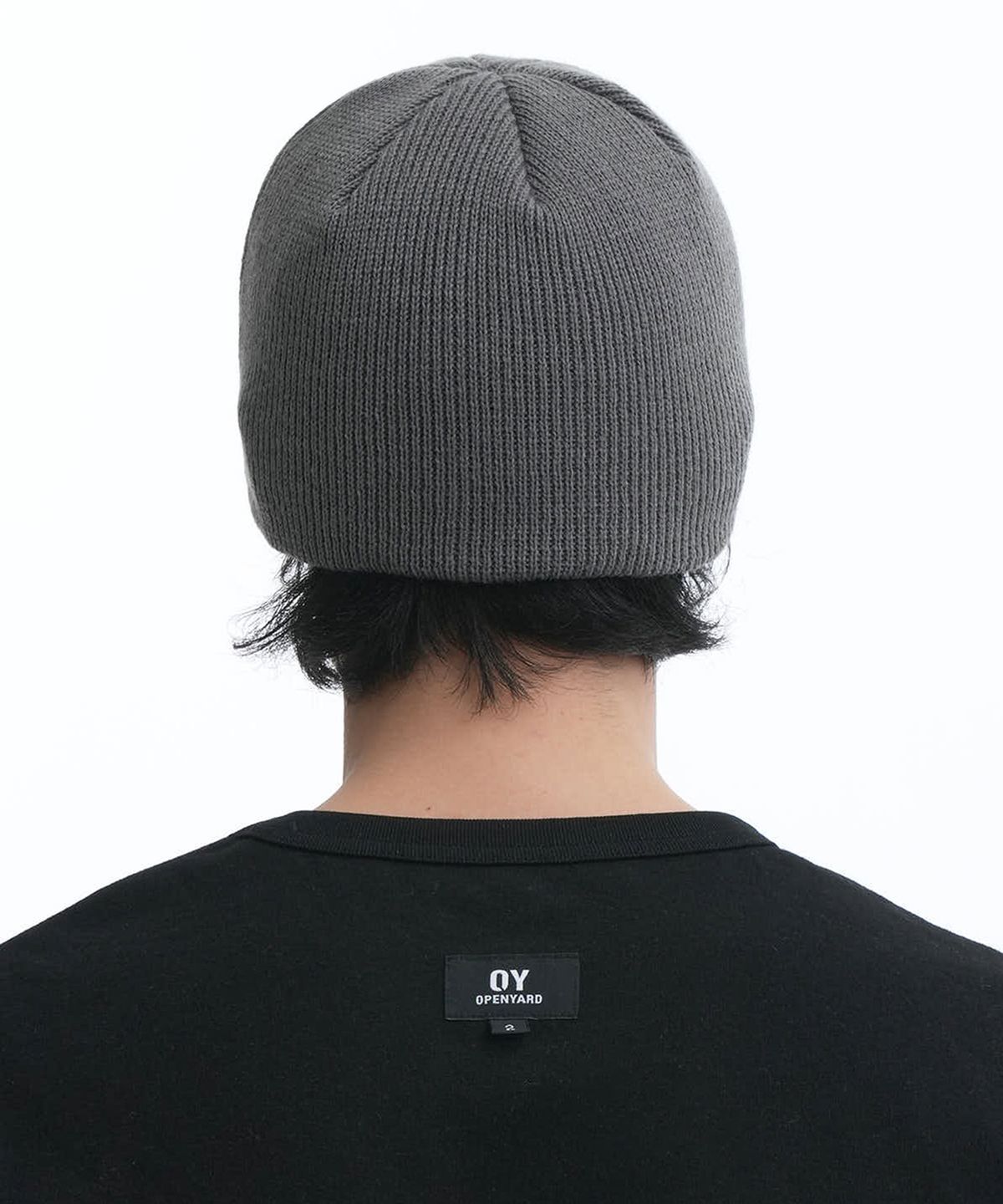 오픈야드(오와이)(OPENYARD(OY)) METAL LOGO BEANIE-GREY