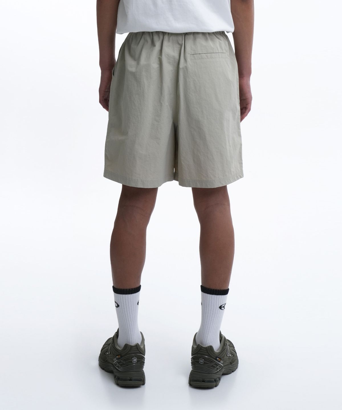 오픈야드(오와이)(OPENYARD(OY)) NYLON HALF PANTS-BEIGE