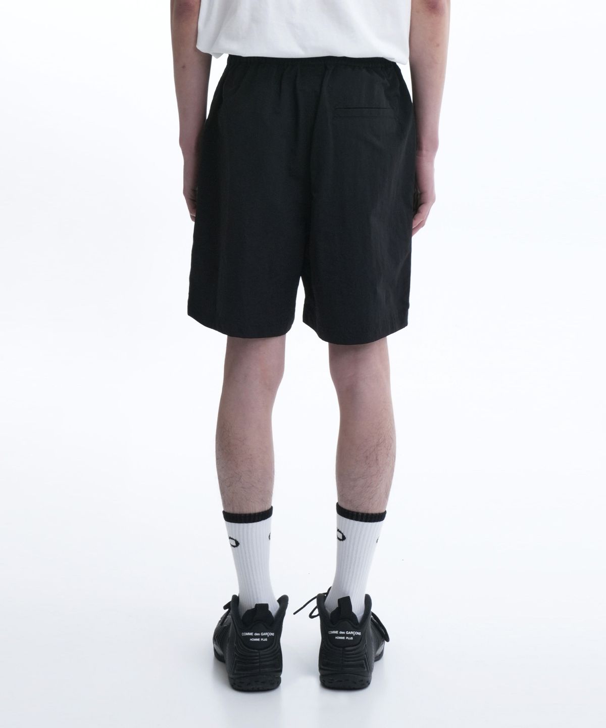 오픈야드(오와이)(OPENYARD(OY)) NYLON HALF PANTS-BLACK