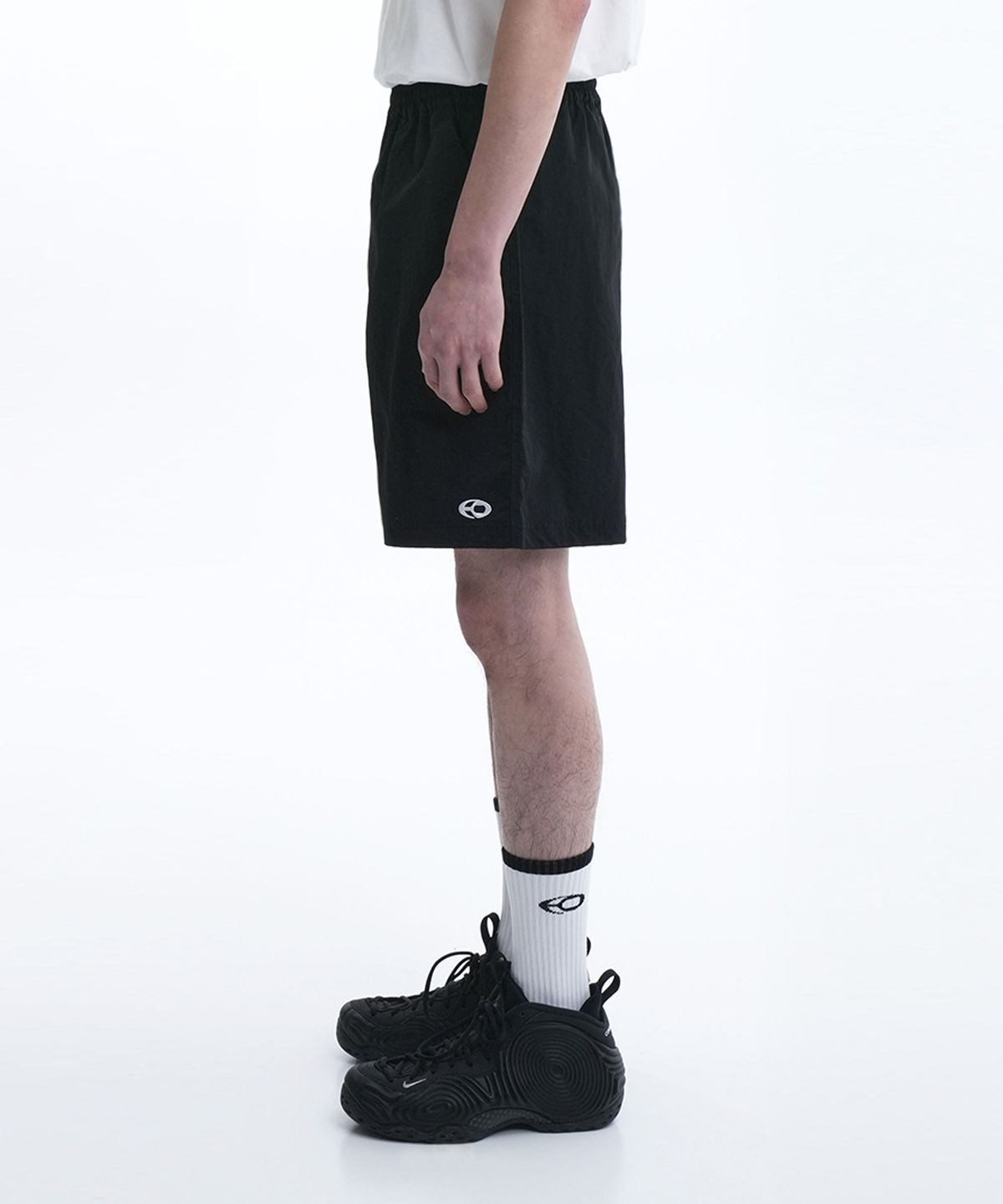 오픈야드(오와이)(OPENYARD(OY)) NYLON HALF PANTS-BLACK