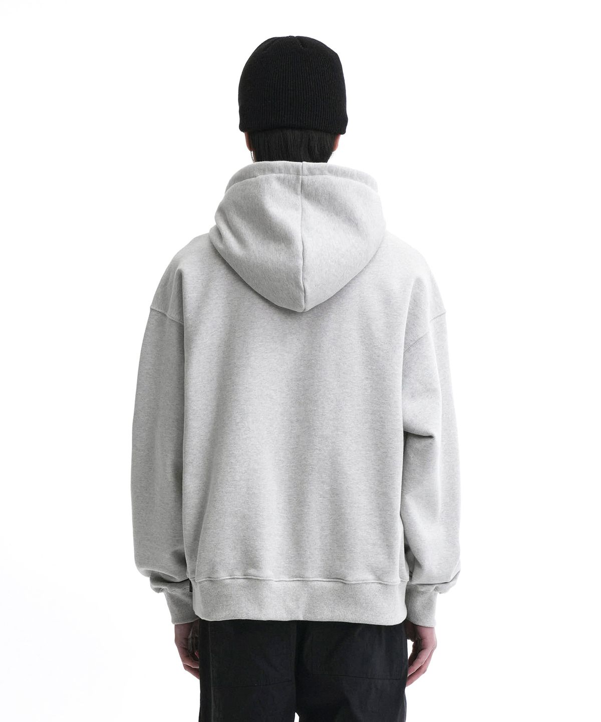 오픈야드(오와이)(OPENYARD(OY)) L.T BUTTERFLY PATCH HOODIE-GREY