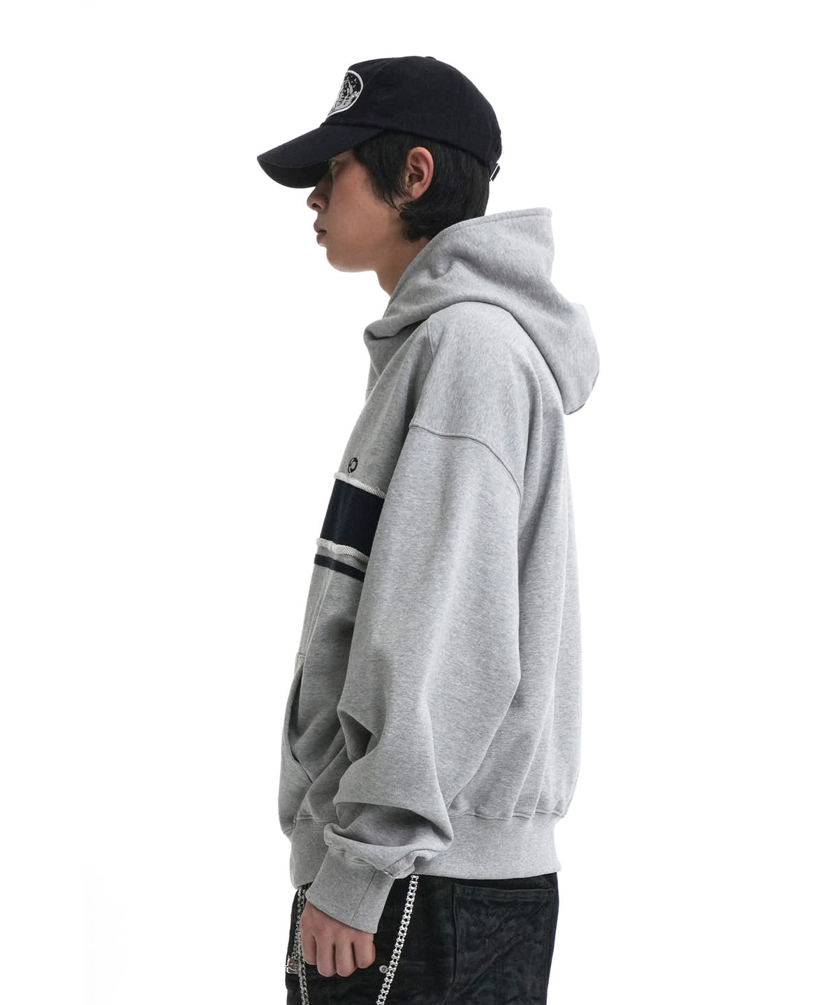 오픈야드(오와이)(OPENYARD(OY)) F.C.B HOODIE-GREY