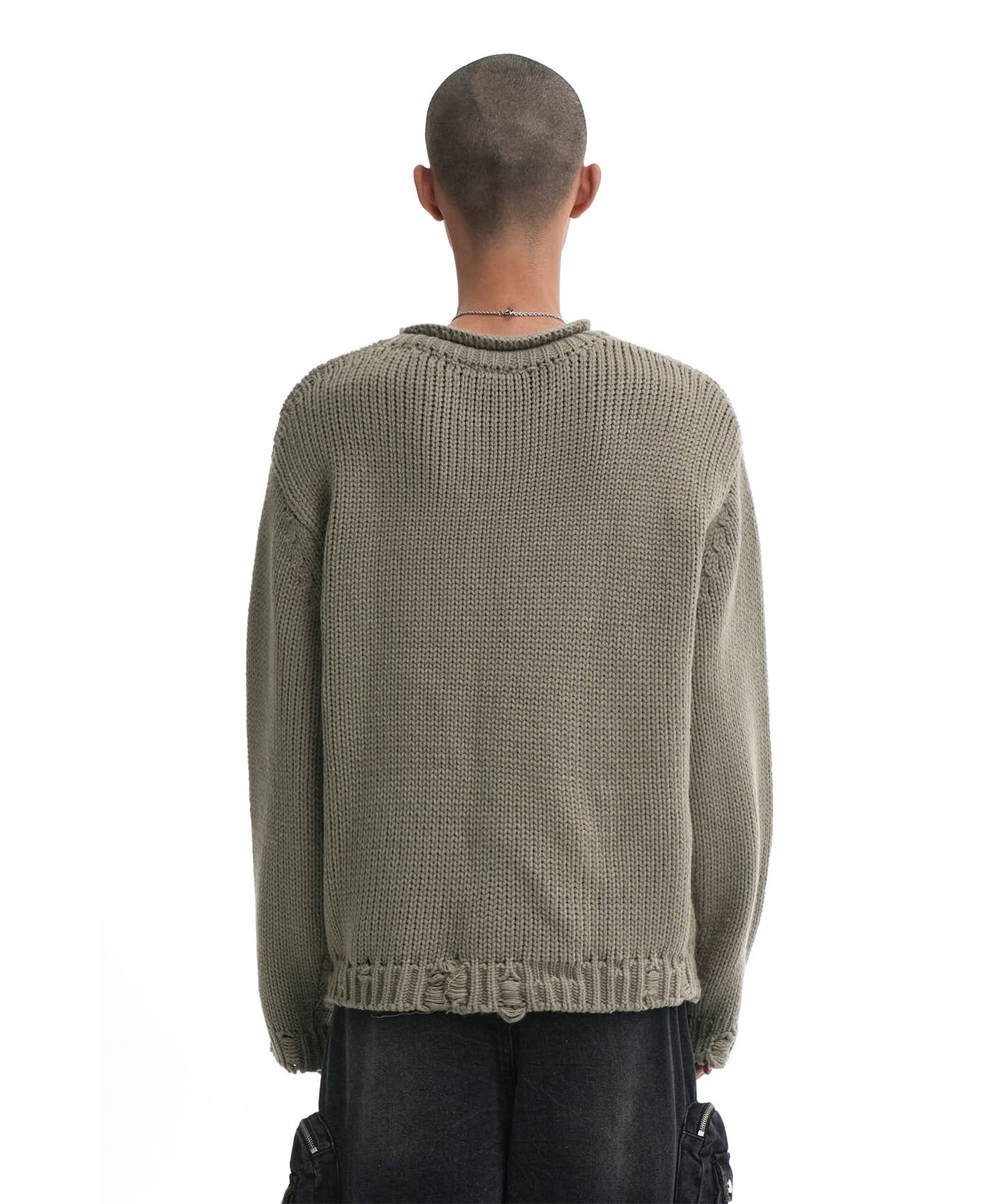 【DISCERNMENT】Tomboy Stitch High Neck Jumper Tomosc Turtleneck Pullover Sweater for Women 2024 Casual