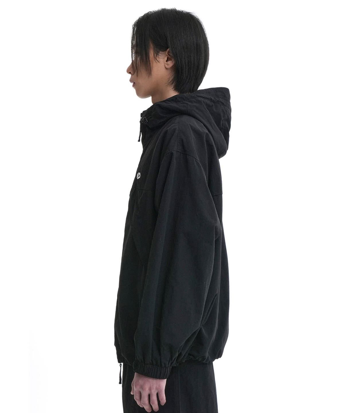 오픈야드(오와이)(OPENYARD(OY)) NYLON WIND BREAKER JACKET-BLACK
