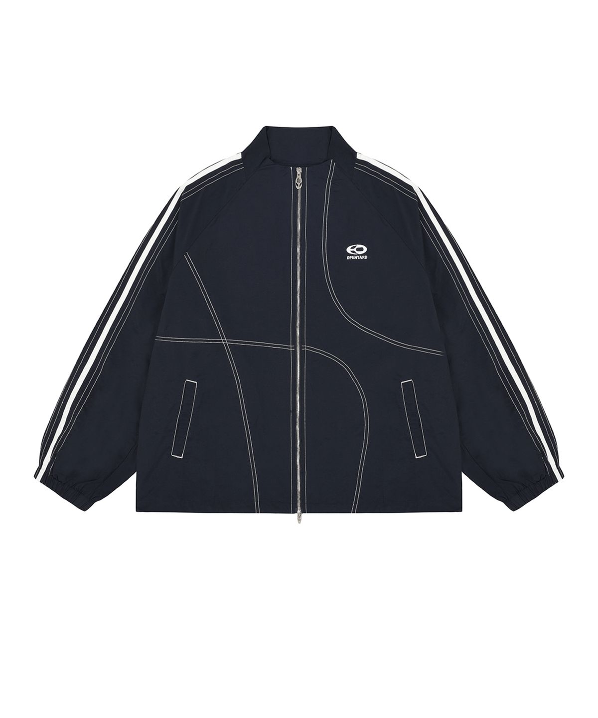 오픈야드(오와이)(OPENYARD(OY)) W.S.L TRACK JACKET-NAVY