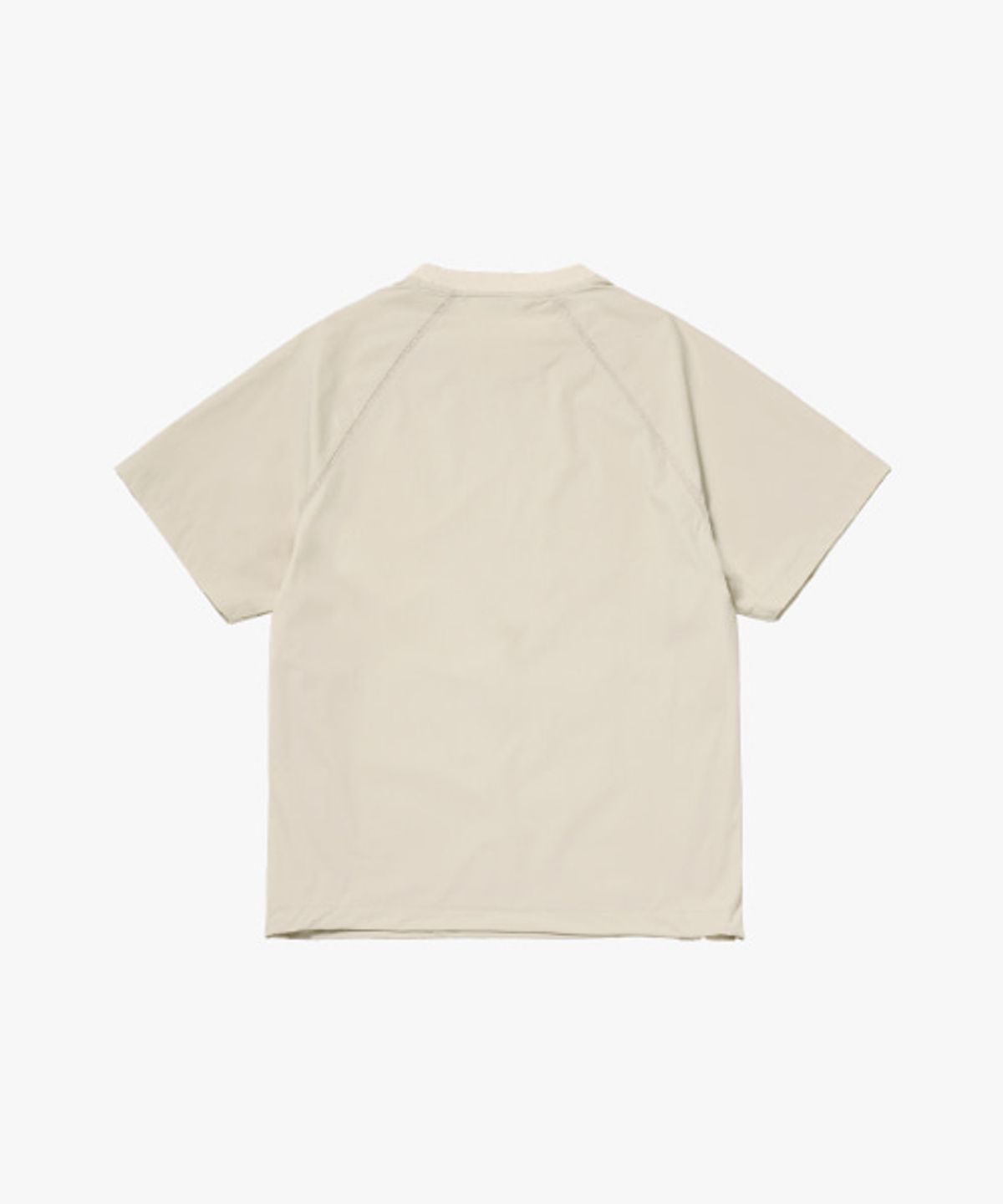 골스튜디오(GOALSTUDIO) AIR THROUGH SHORT SLEEVE WIND PULLOVER-IVORY