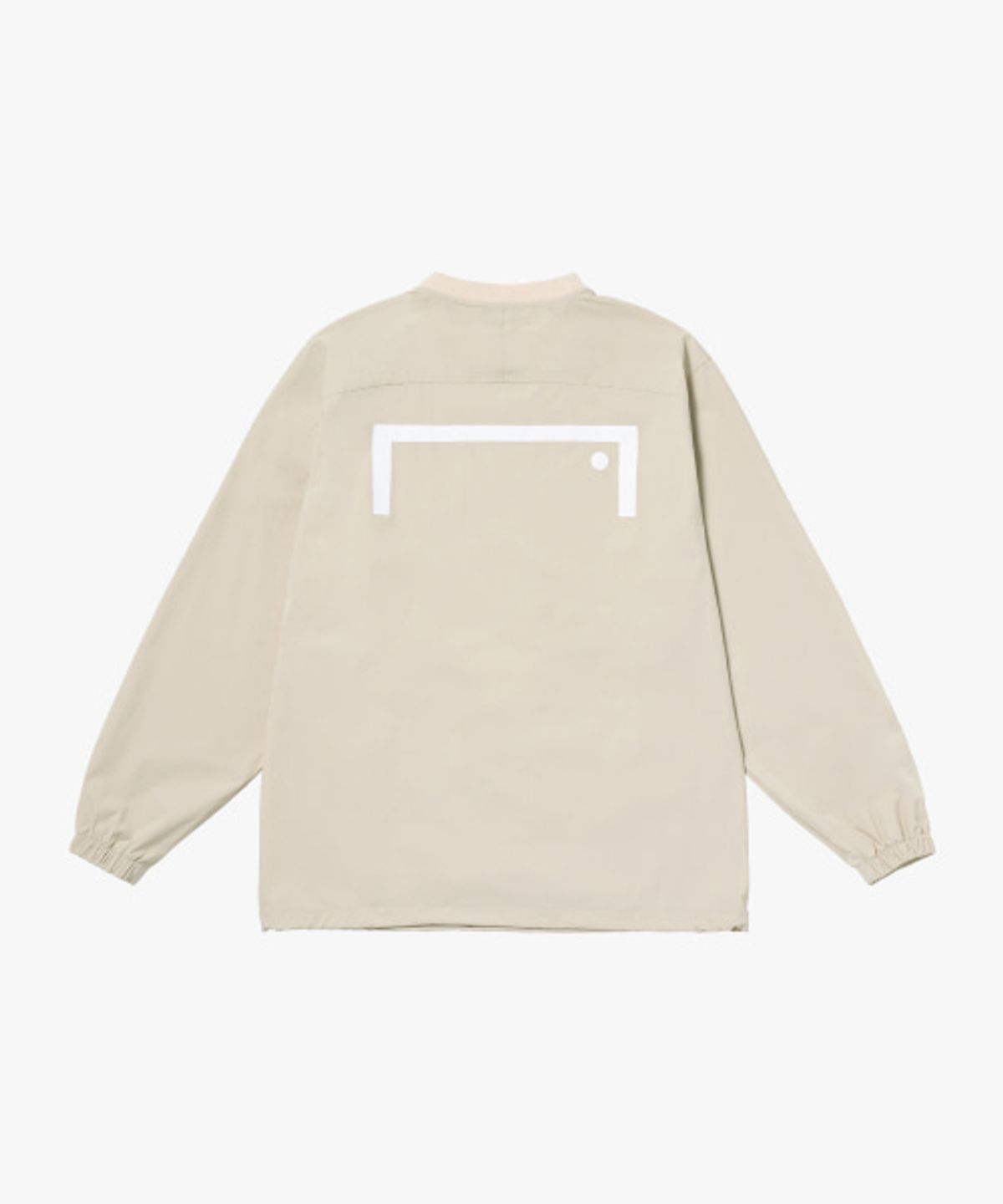 골스튜디오(GOALSTUDIO) AIR THROUGH GOAL WIND PULLOVER-IVORY