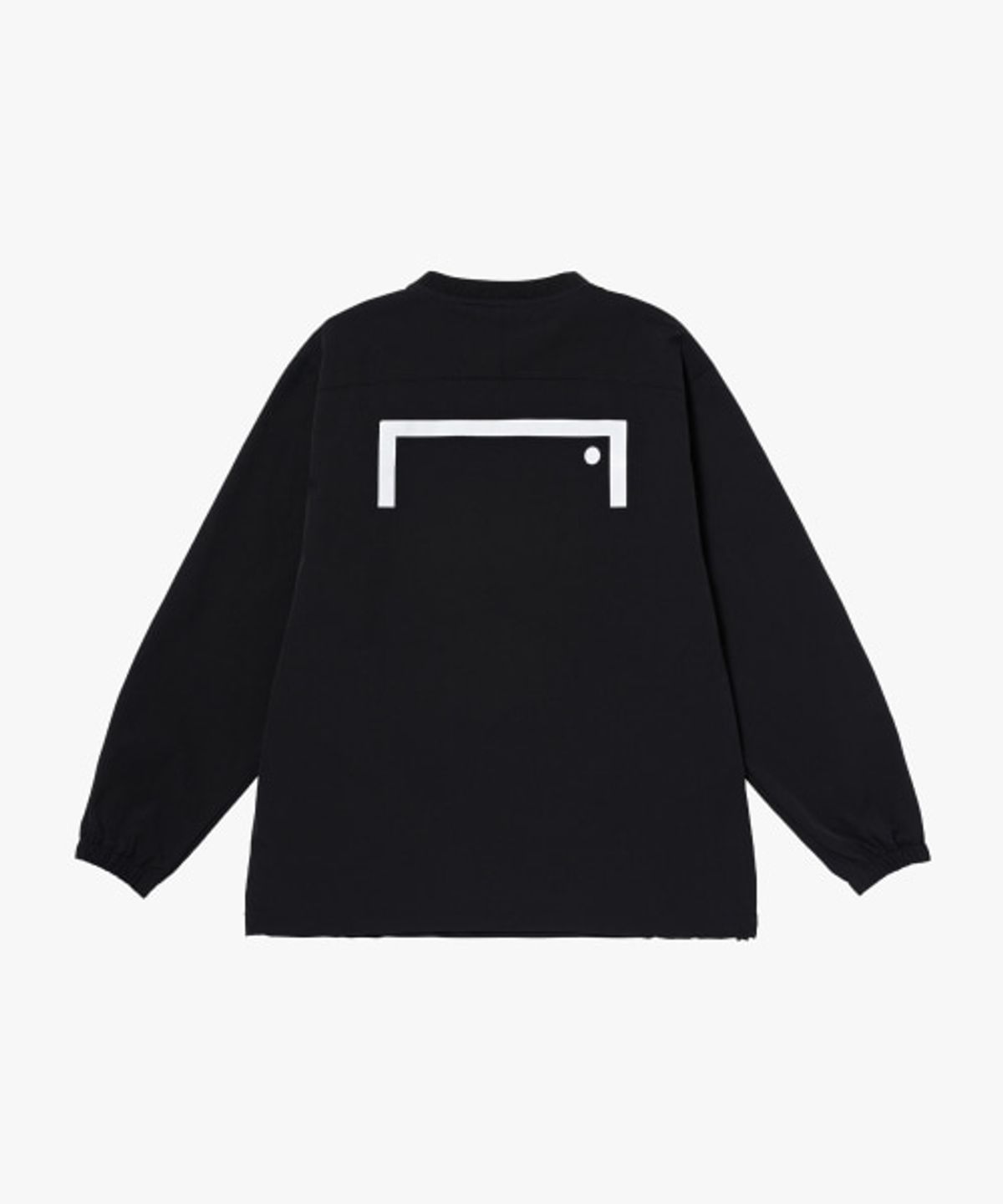 골스튜디오(GOALSTUDIO) AIR THROUGH GOAL WIND PULLOVER-BLACK