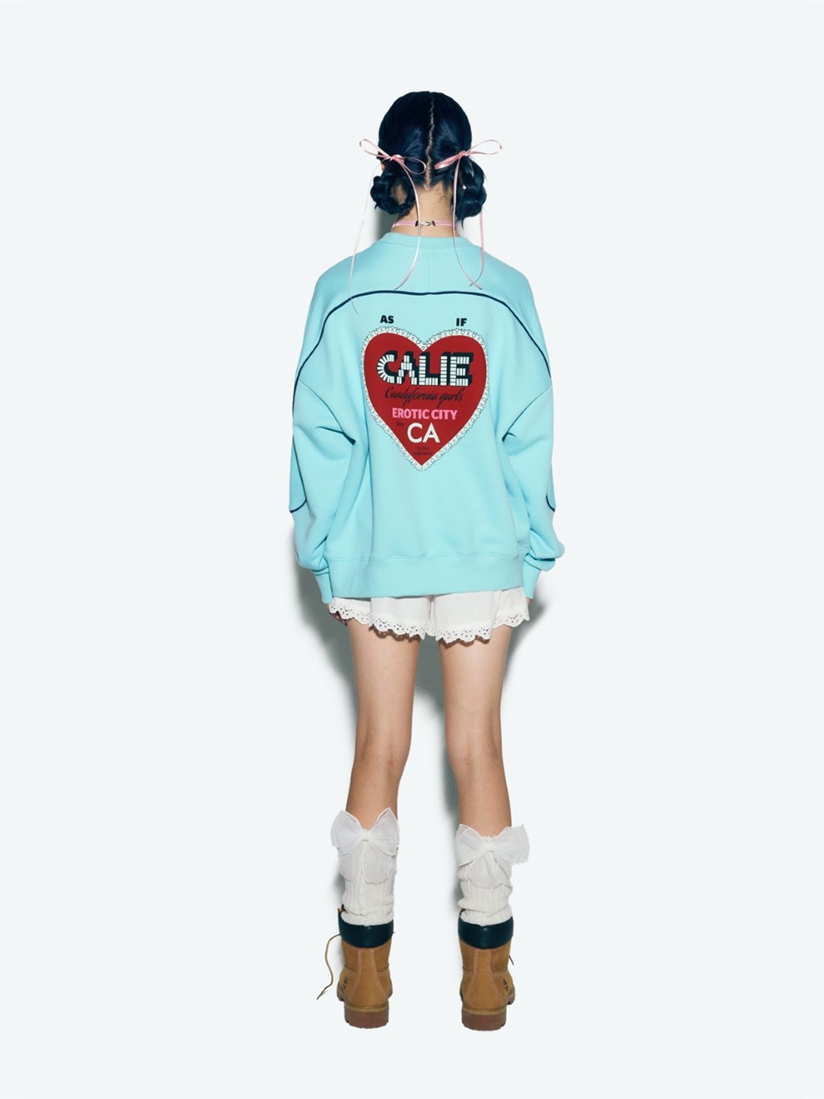 에즈이프 캘리(ASIF CALIE) EROTICA PIPING SWEATSHIRT MINT
