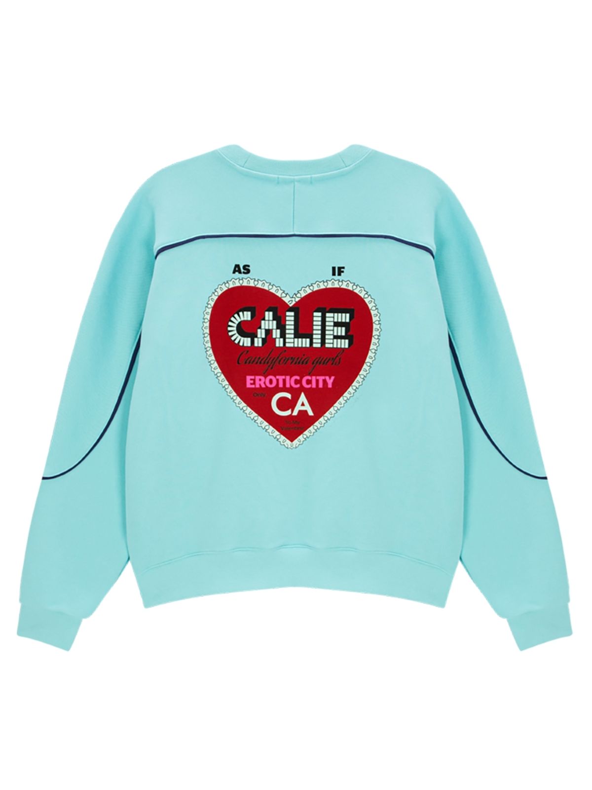 에즈이프 캘리(ASIF CALIE) EROTICA PIPING SWEATSHIRT MINT