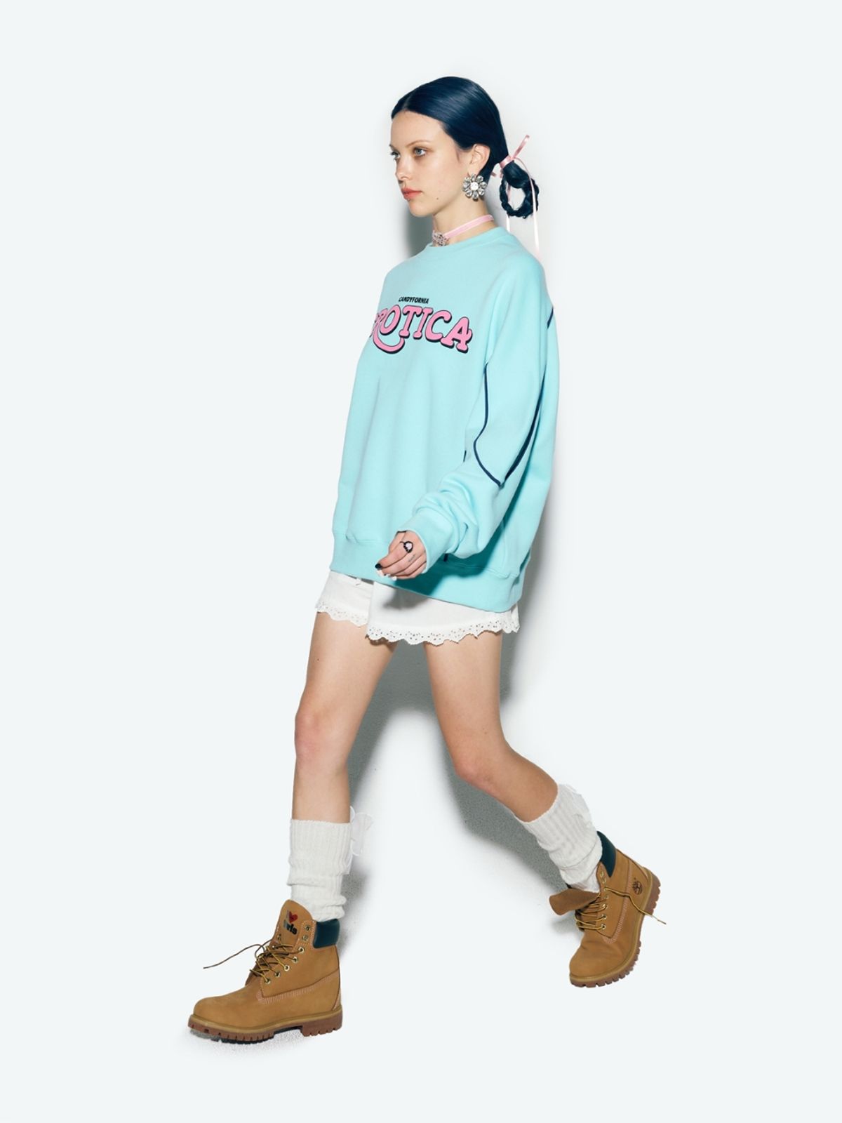 에즈이프 캘리(ASIF CALIE) EROTICA PIPING SWEATSHIRT MINT