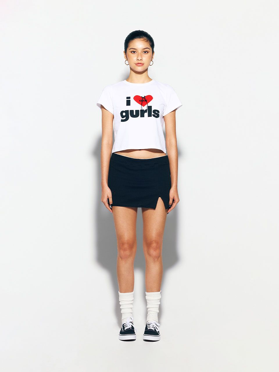 MUSINSA | ASIF CALIE CALIE GURLS T-SHIRT WHITE