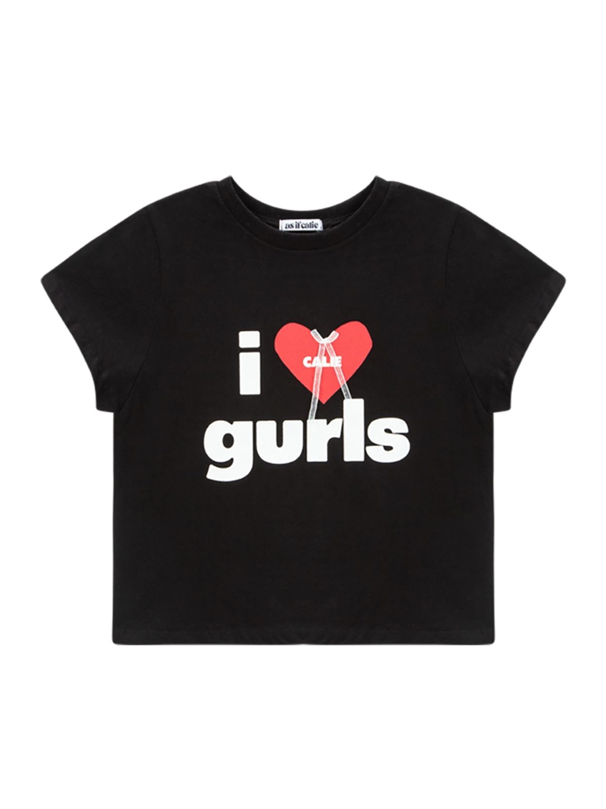 에즈이프 캘리(ASIF CALIE) CALIE GURLS T-SHIRT BLACK