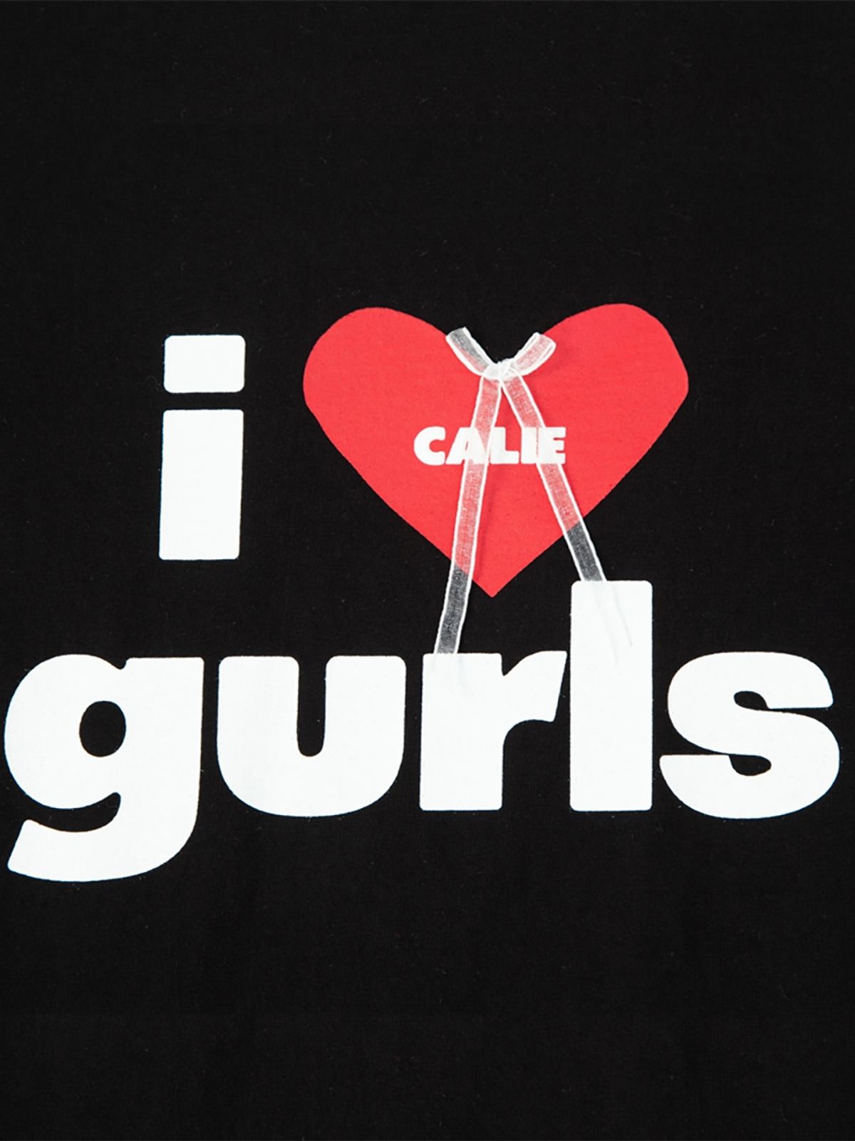 에즈이프 캘리(ASIF CALIE) CALIE GURLS T-SHIRT BLACK