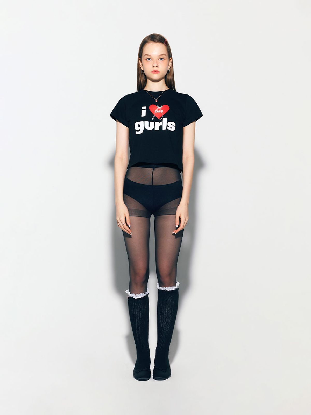 에즈이프 캘리(ASIF CALIE) CALIE GURLS T-SHIRT BLACK