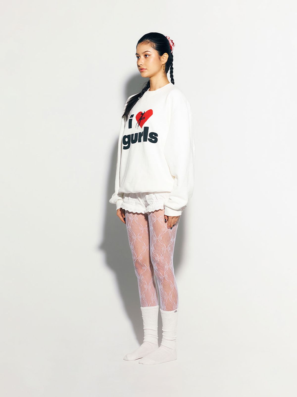 에즈이프 캘리(ASIF CALIE) CALIE GURLS SWEATSHIRT WHITE
