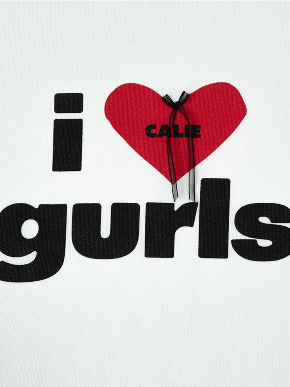 에즈이프 캘리(ASIF CALIE) CALIE GURLS SWEATSHIRT WHITE