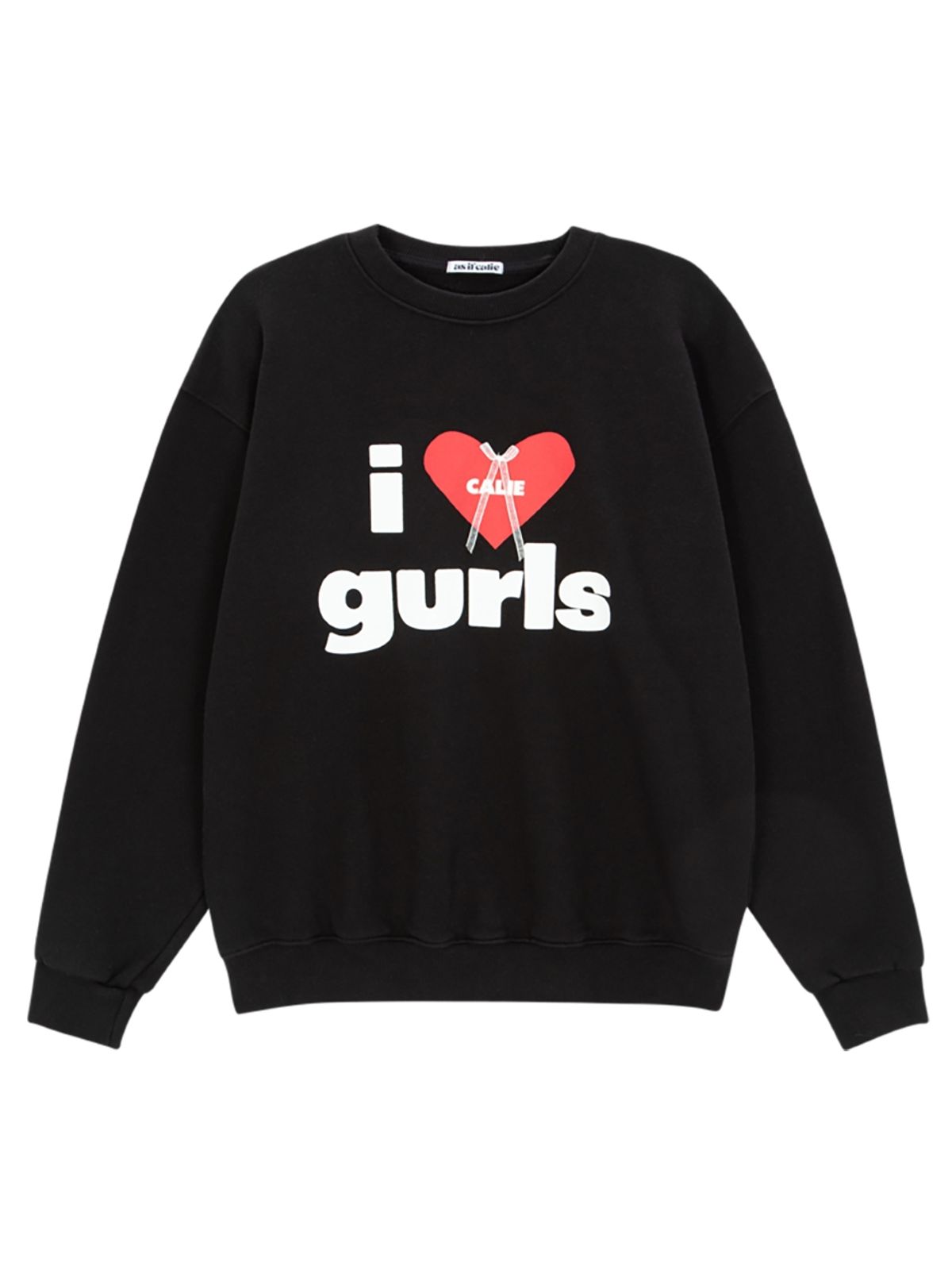 에즈이프 캘리(ASIF CALIE) CALIE GURLS SWEATSHIRT BLACK