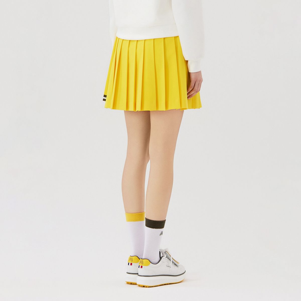 마틴골프(MARTINE GOLF) Tip Point Pleats Culotte_Yellow
