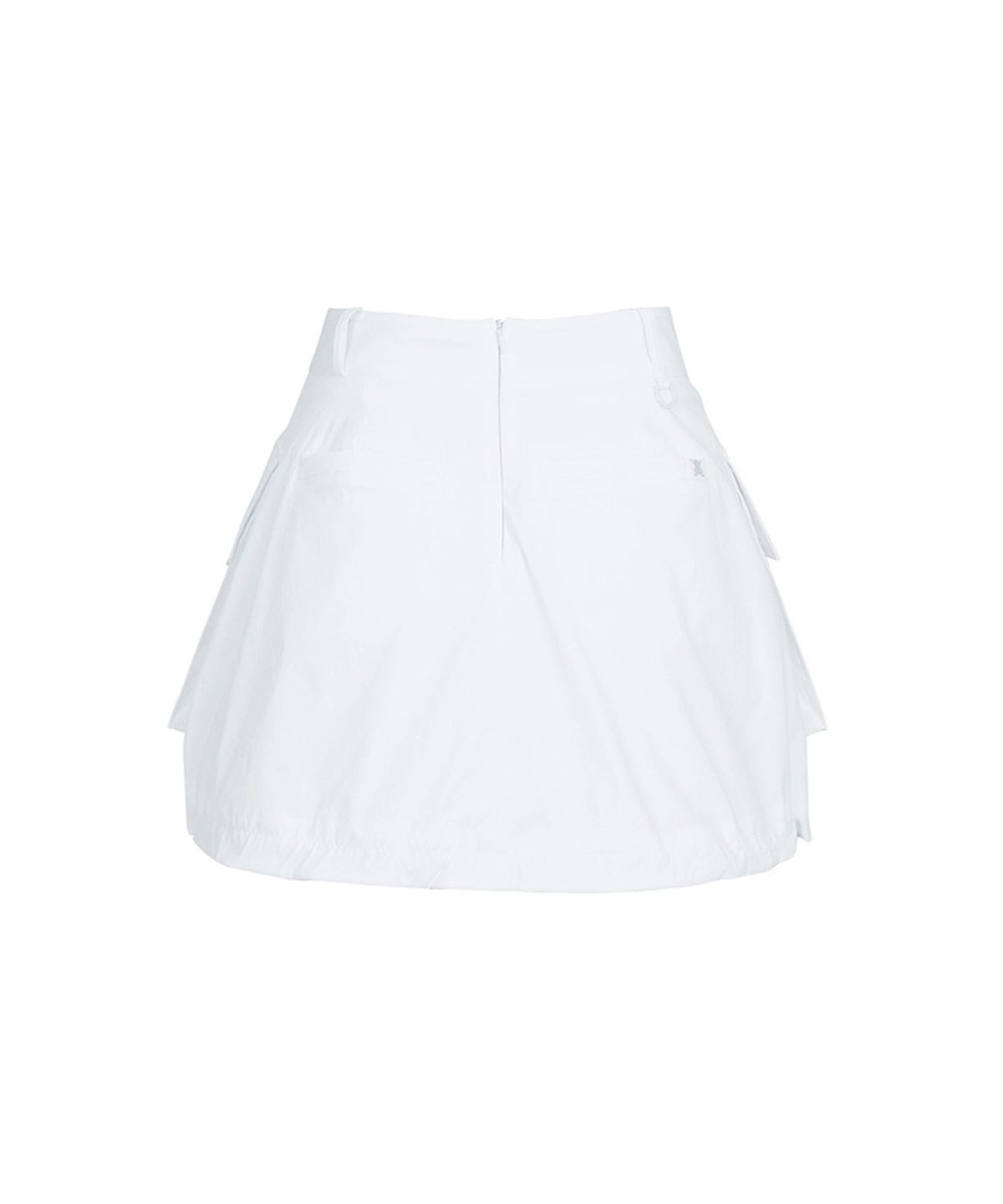 츄쿠츄(CHUCUCHU) C23S-SK011W 시크 볼륨 스커트 (White)