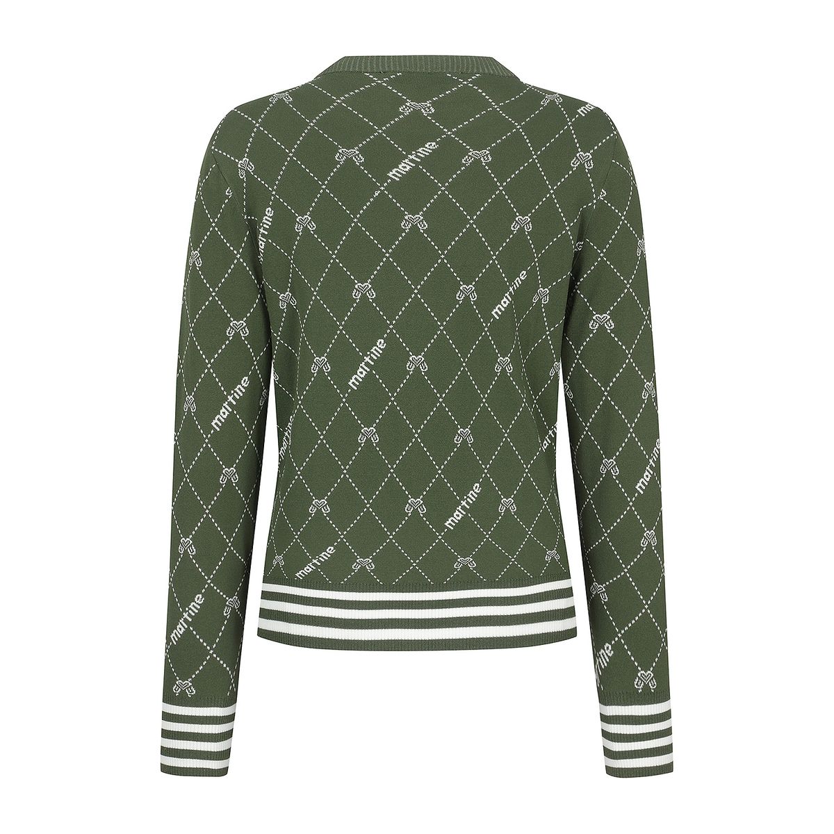 마틴골프(MARTINE GOLF) Martine Pattern Knit_Khaki