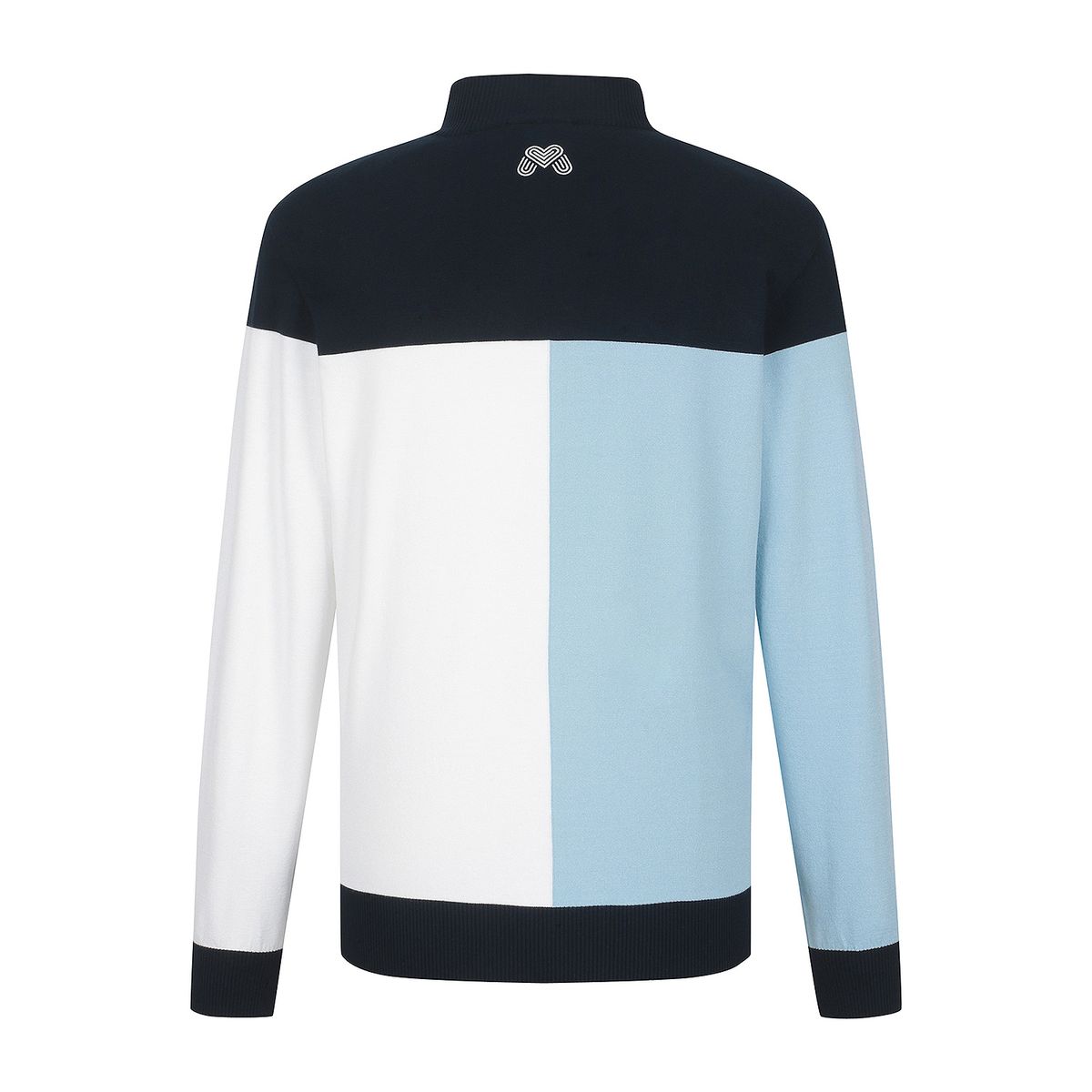 마틴골프(MARTINE GOLF) Half&Half Half Zip-up Sweater_Navy (Men)