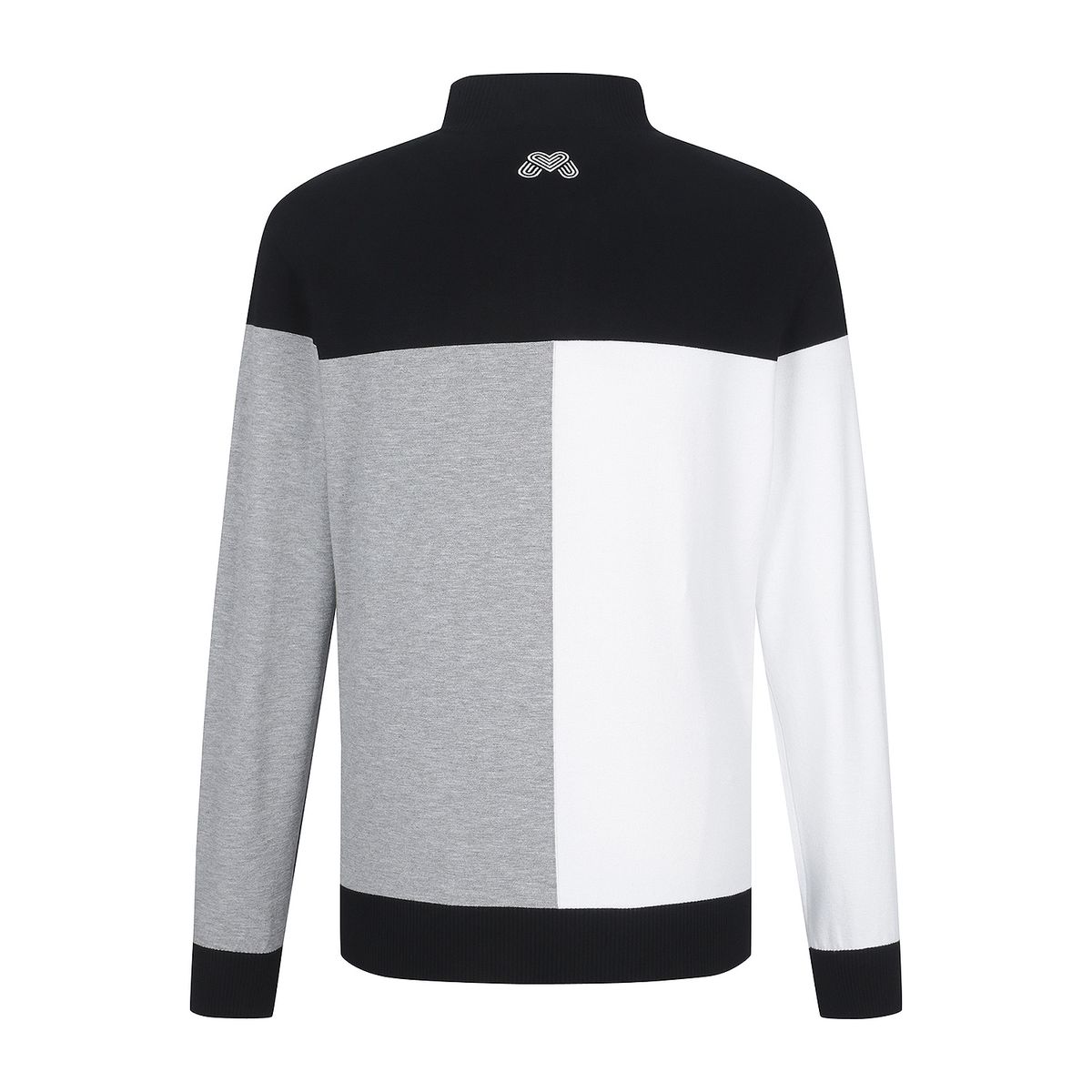 마틴골프(MARTINE GOLF) Half&Half Half Zip-up Sweater_Black (Men)