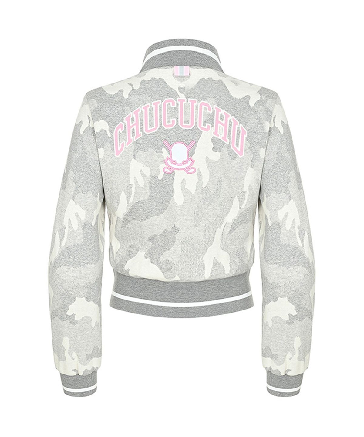 츄쿠츄(CHUCUCHU) C23S-JP004W 캔디 카모 아우터 (Light Gray)