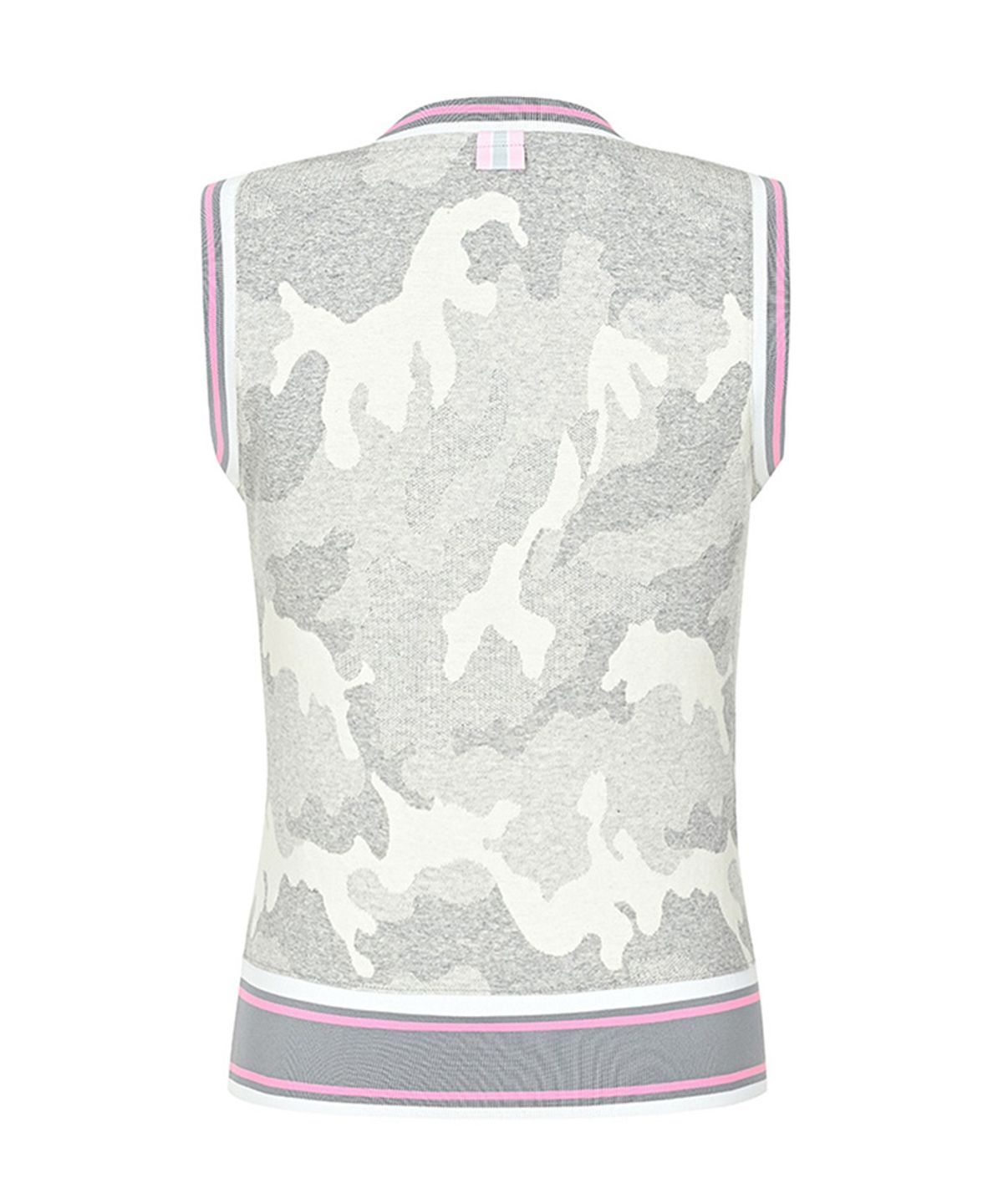츄쿠츄(CHUCUCHU) C23S-VT001W 캔디 카모 베스트 (Light Gray)