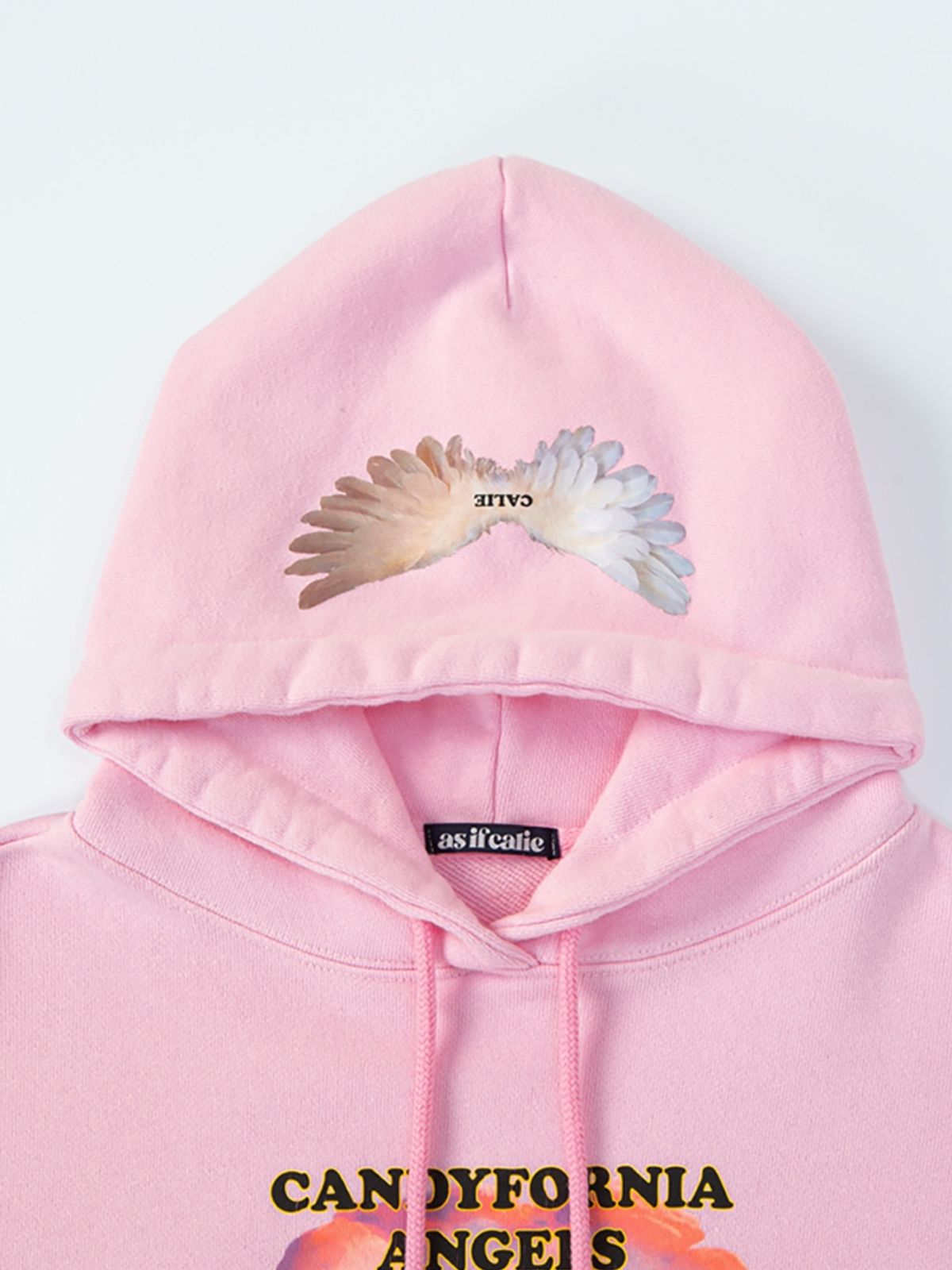 에즈이프 캘리(ASIF CALIE) ANGEL WINGS HOODIE PINK