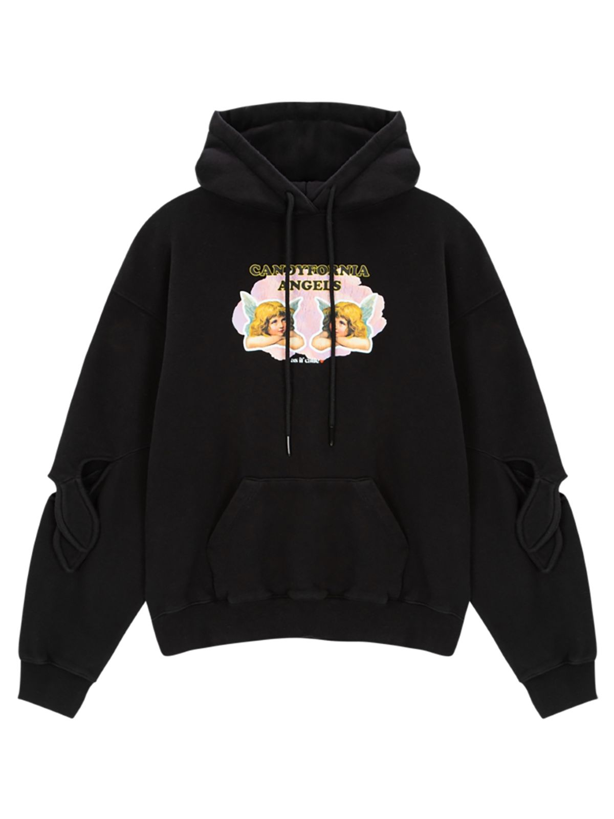 에즈이프 캘리(ASIF CALIE) ANGEL WINGS HOODIE BLACK