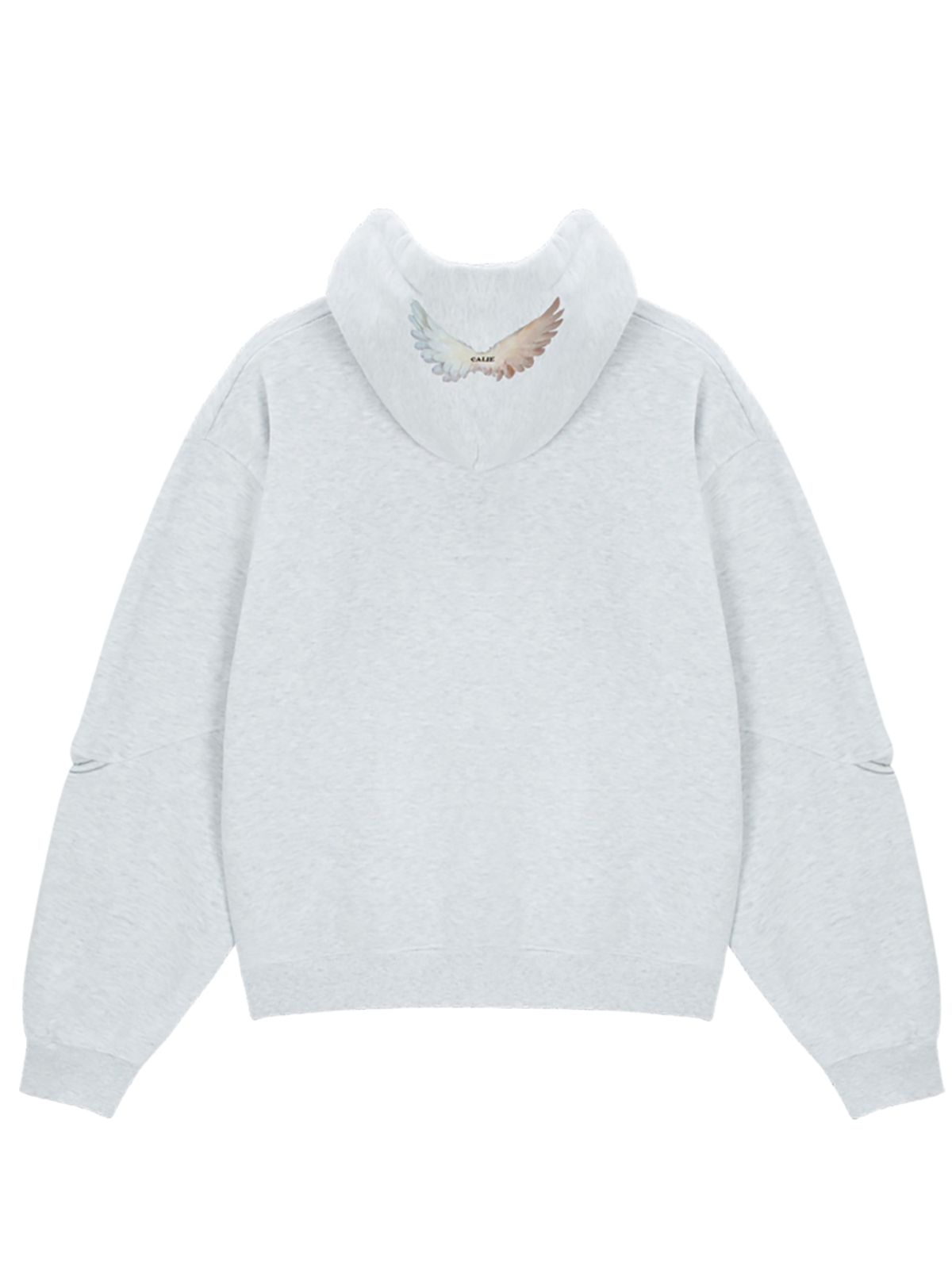 에즈이프 캘리(ASIF CALIE) ANGEL WINGS HOODIE WHITEMELANGE