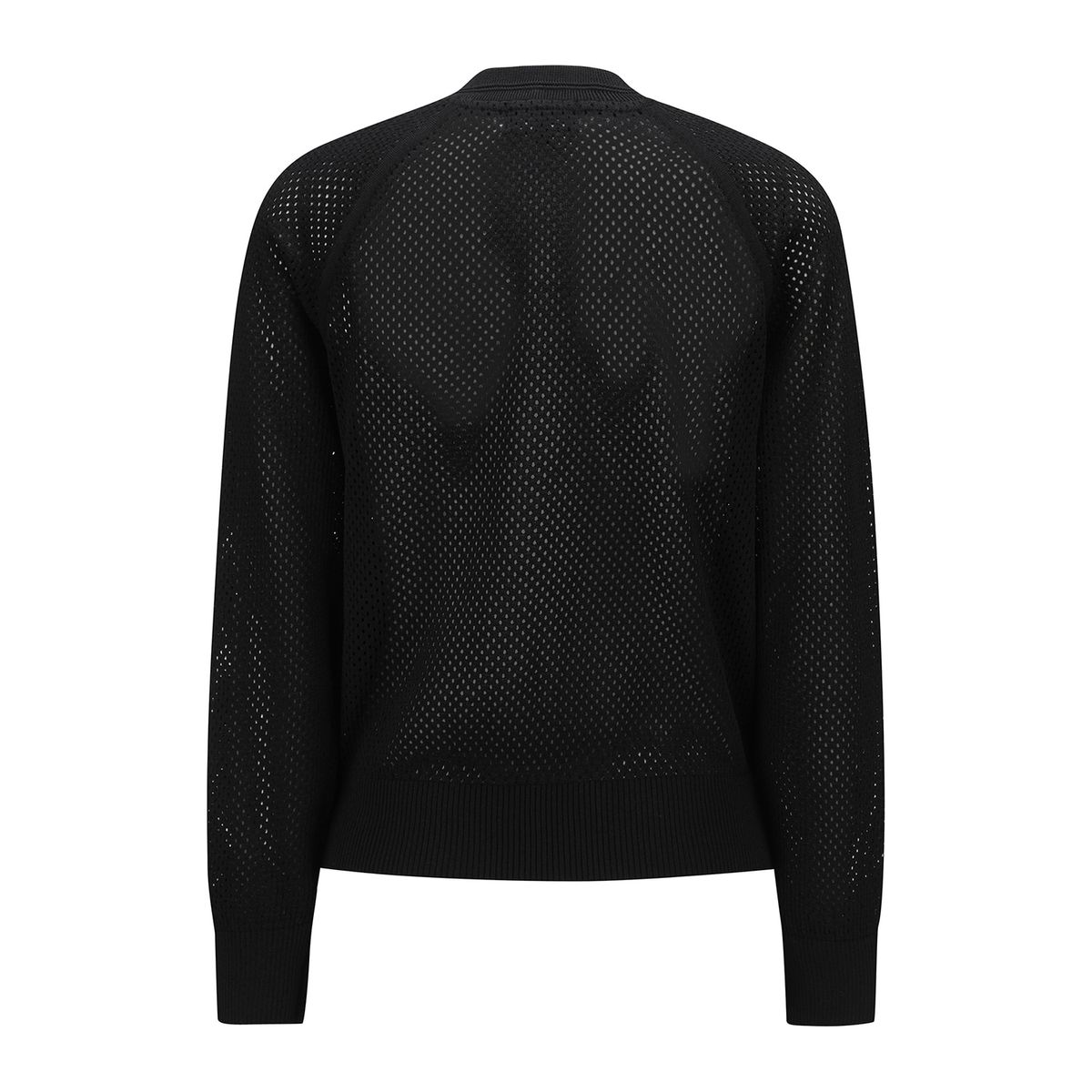 어뉴골프(ANEW GOLF) WOMEN MESH ZIP-UP CARDIGAN_BK